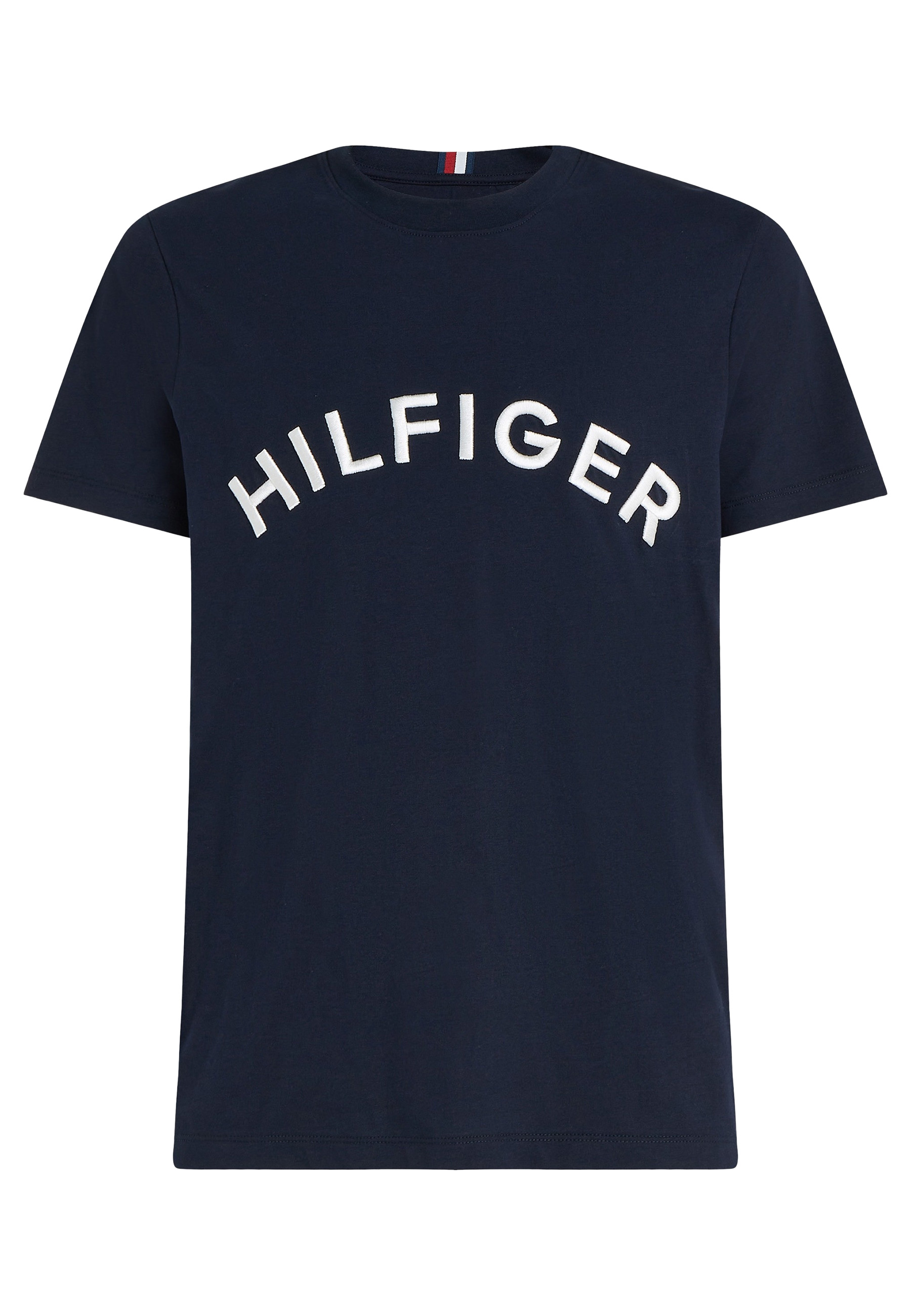 Tommy Hilfiger Hilfiger arched t-shirts donkerblauw Heren maat S
