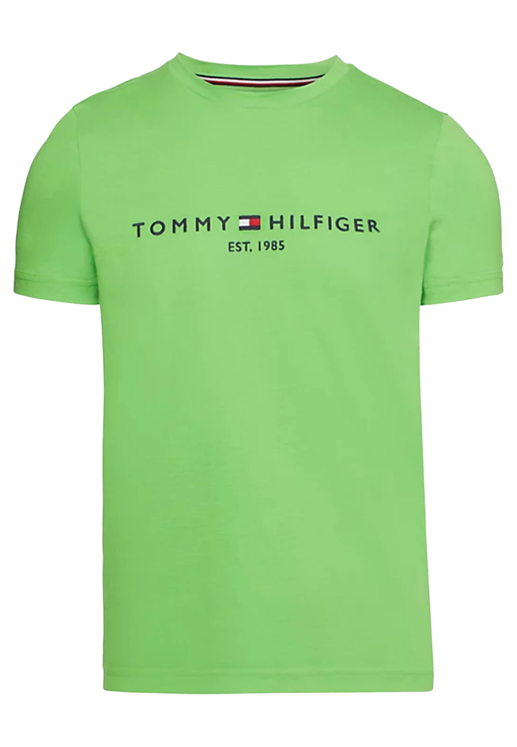 Tommy Hilfiger Tommy Logo T-shirt Lime Heren maat M
