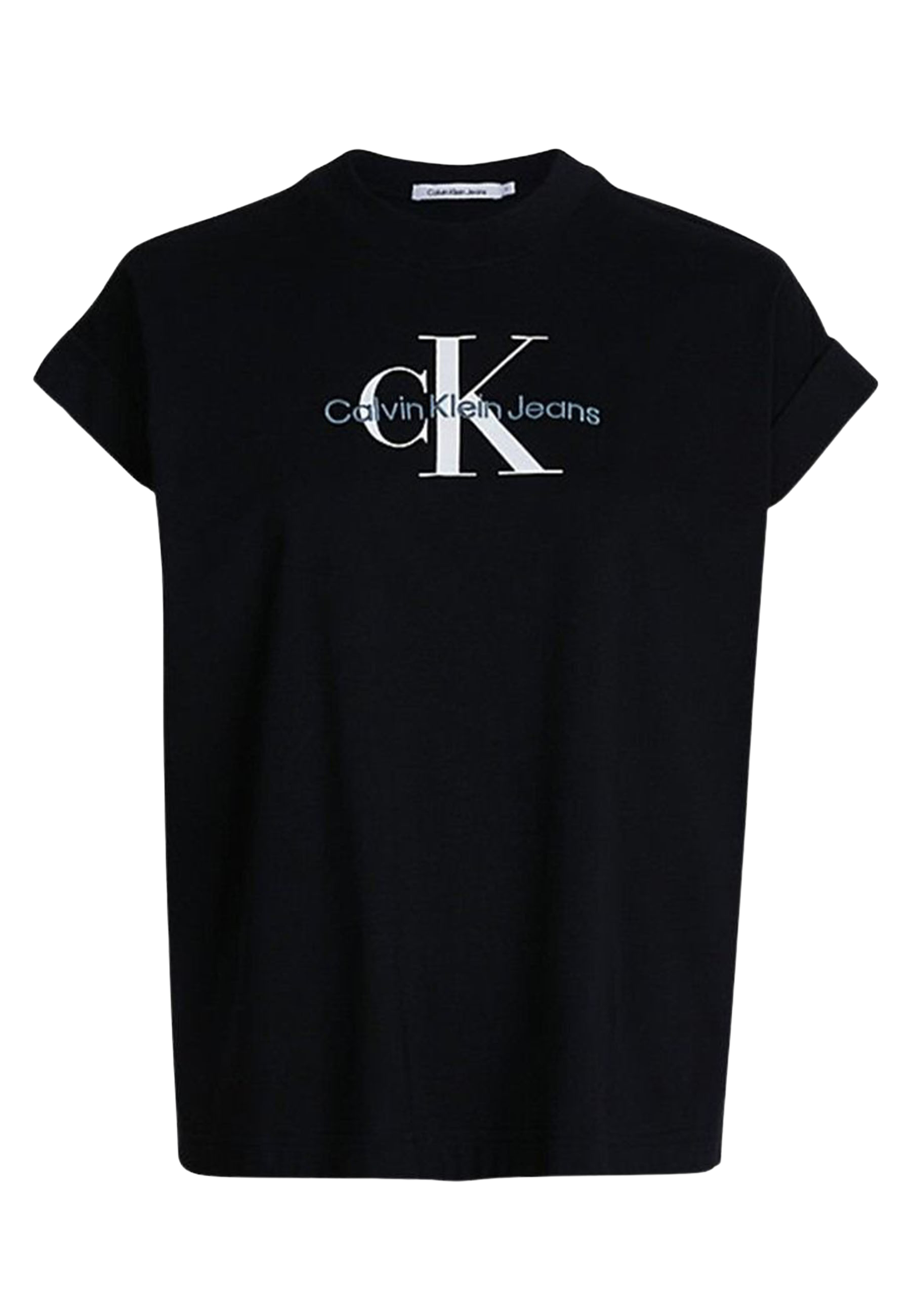 Calvin Klein Monologo t-shirts zwart Dames maat S