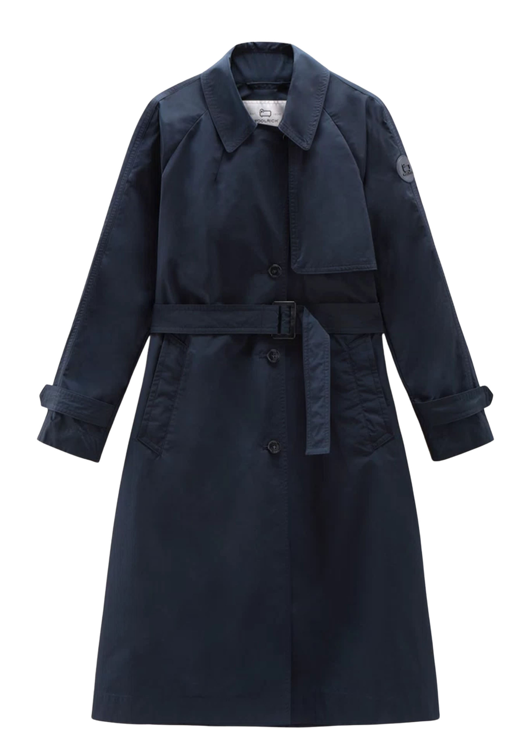Woolrich Summer trench trenchcoats donkerblauw Dames maat XL