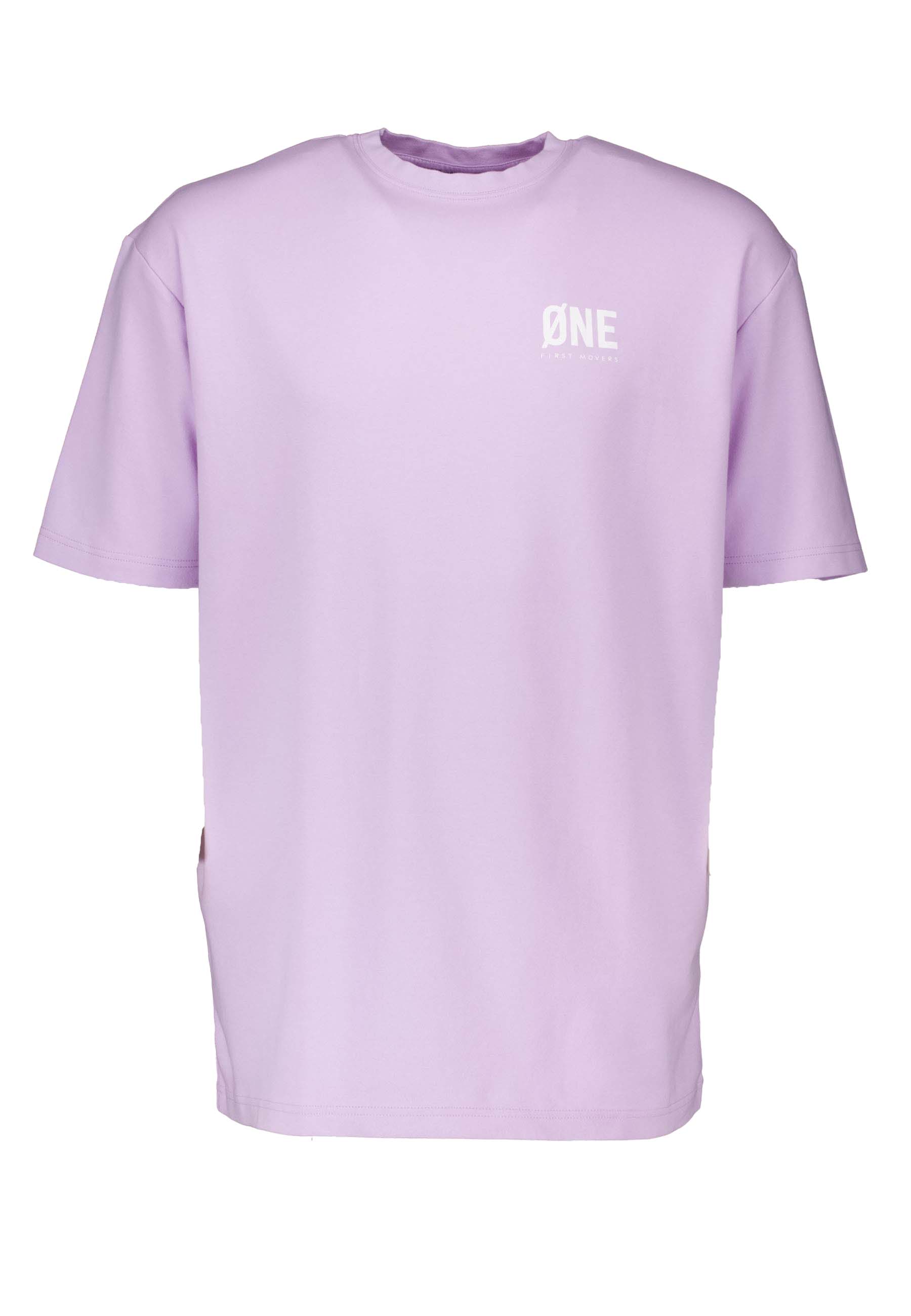 One First Movers t-shirts lila Heren maat XS
