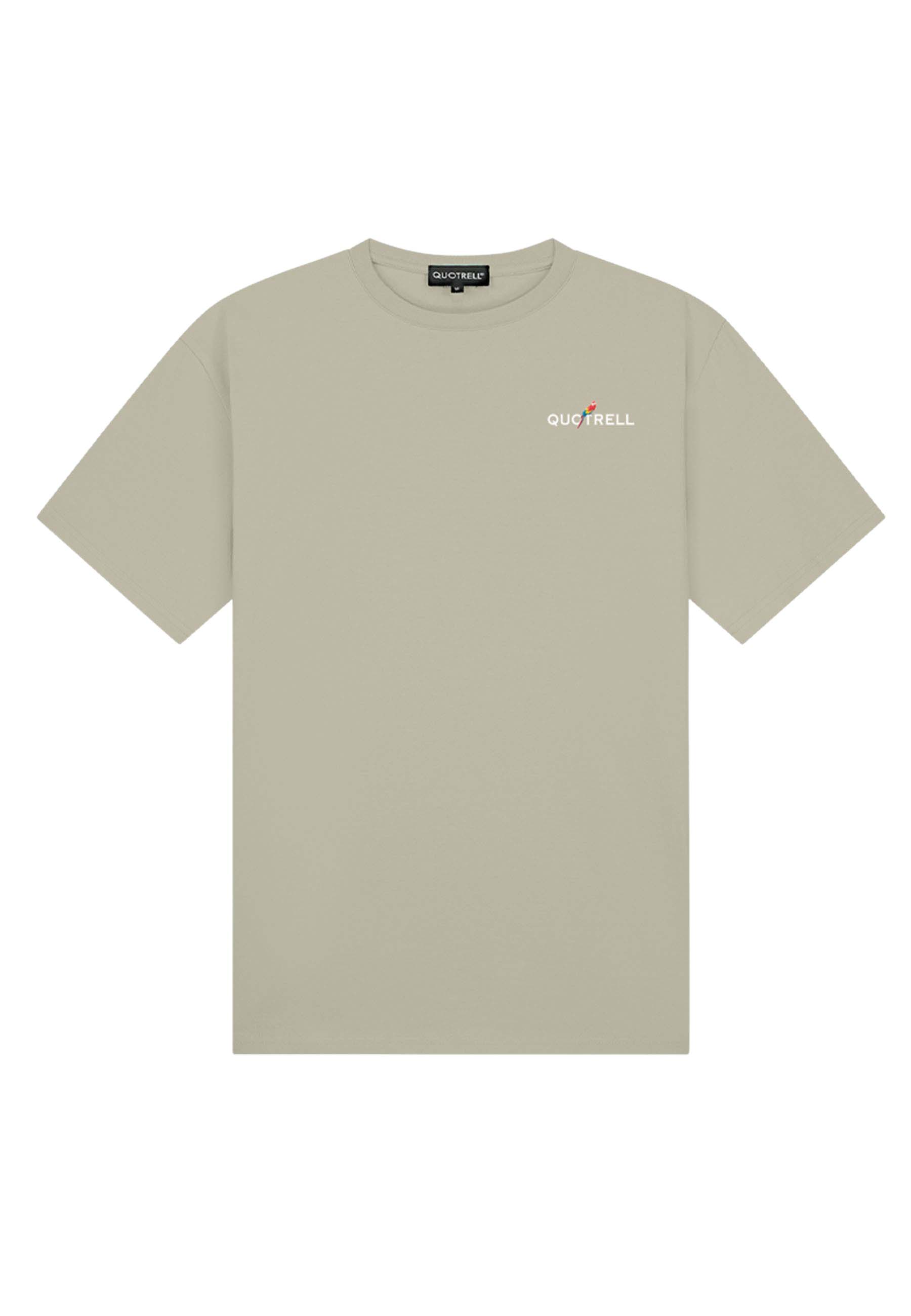 Quotrell t-shirts beige Heren maat XXL