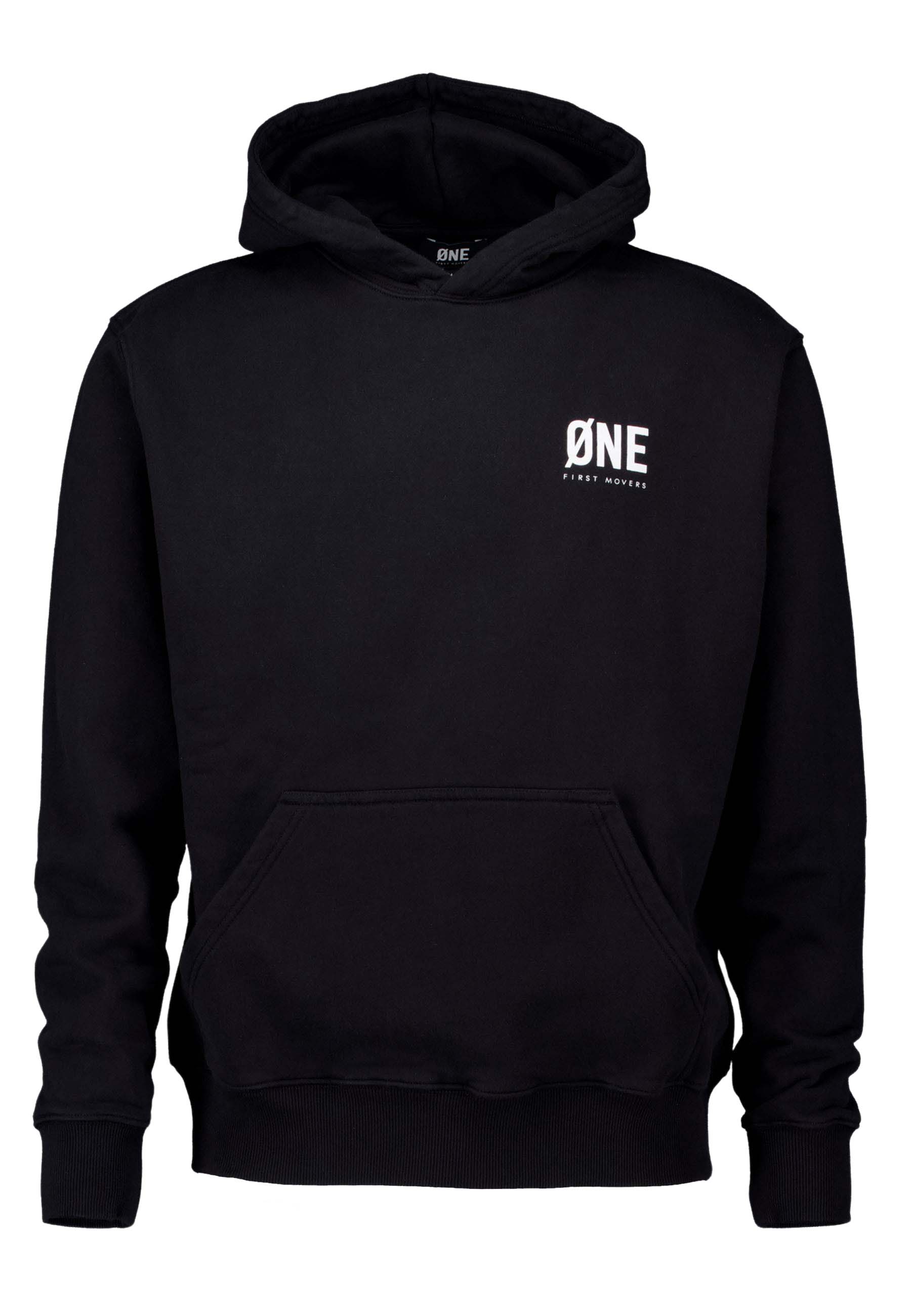 One First Movers hoodies zwart Heren maat XL