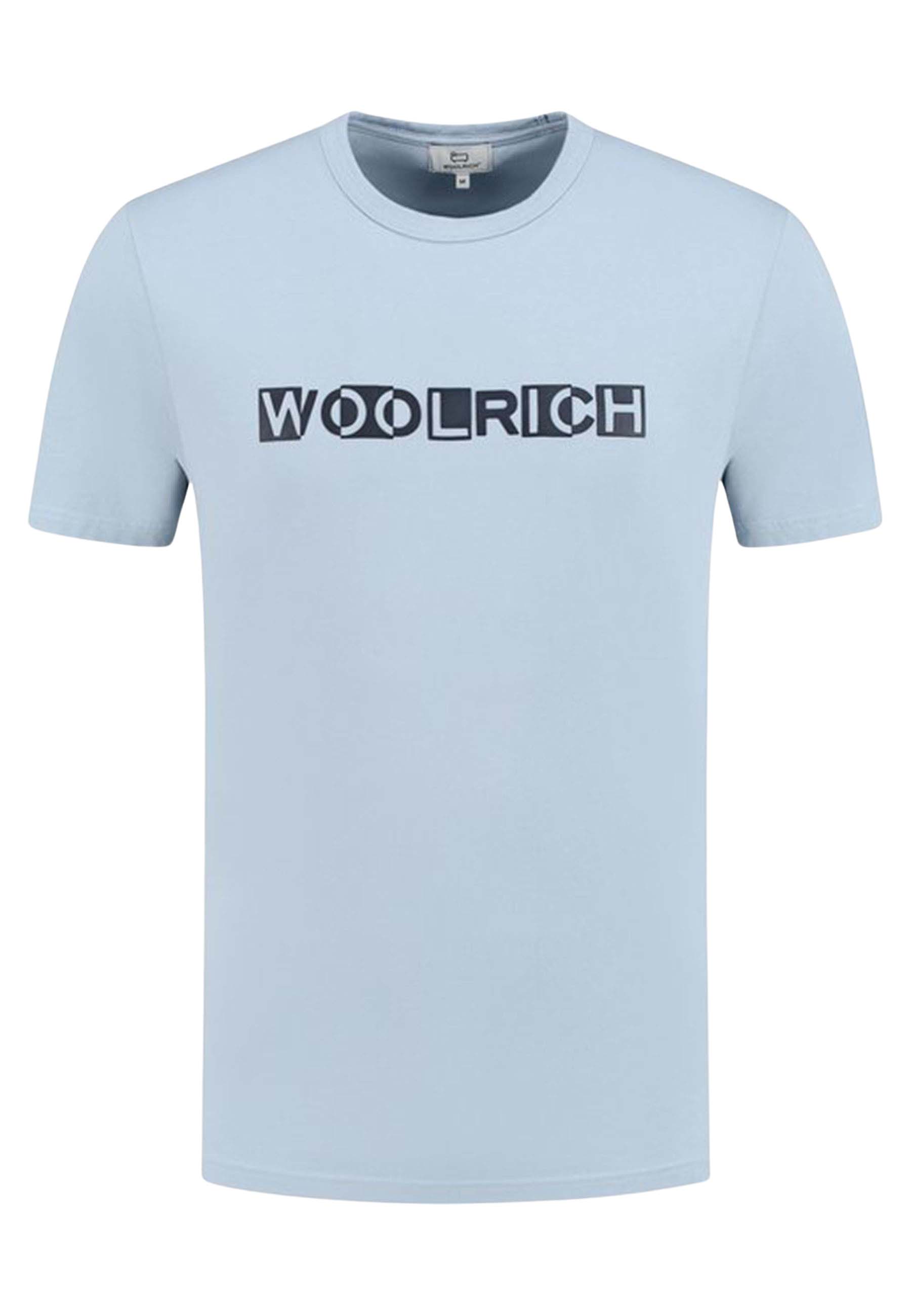 Woolrich t-shirts middenblauw Heren maat XXL