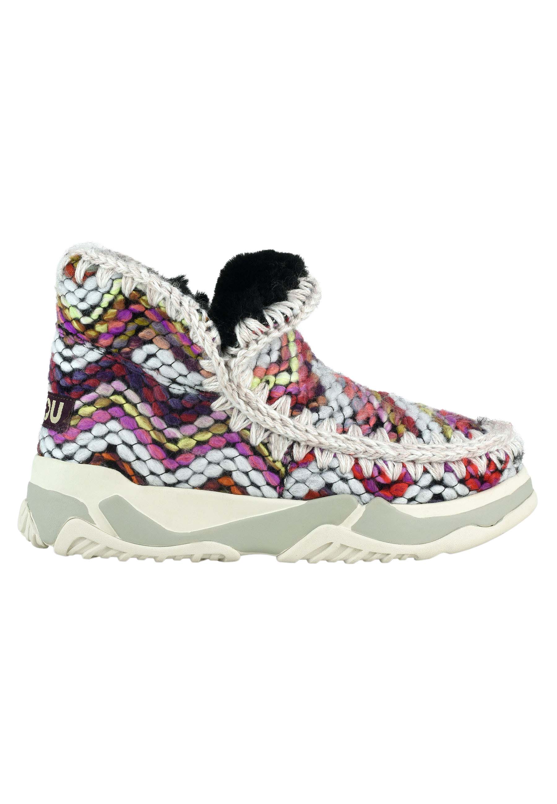 Mou Eskimo trainer wool boots multicolor Dames maat 41