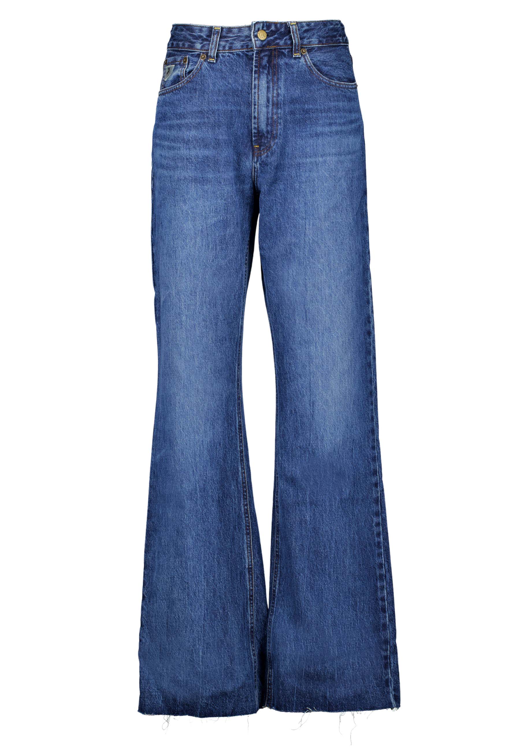 Lois Ninette raw jeans blauw Dames maat 29/34