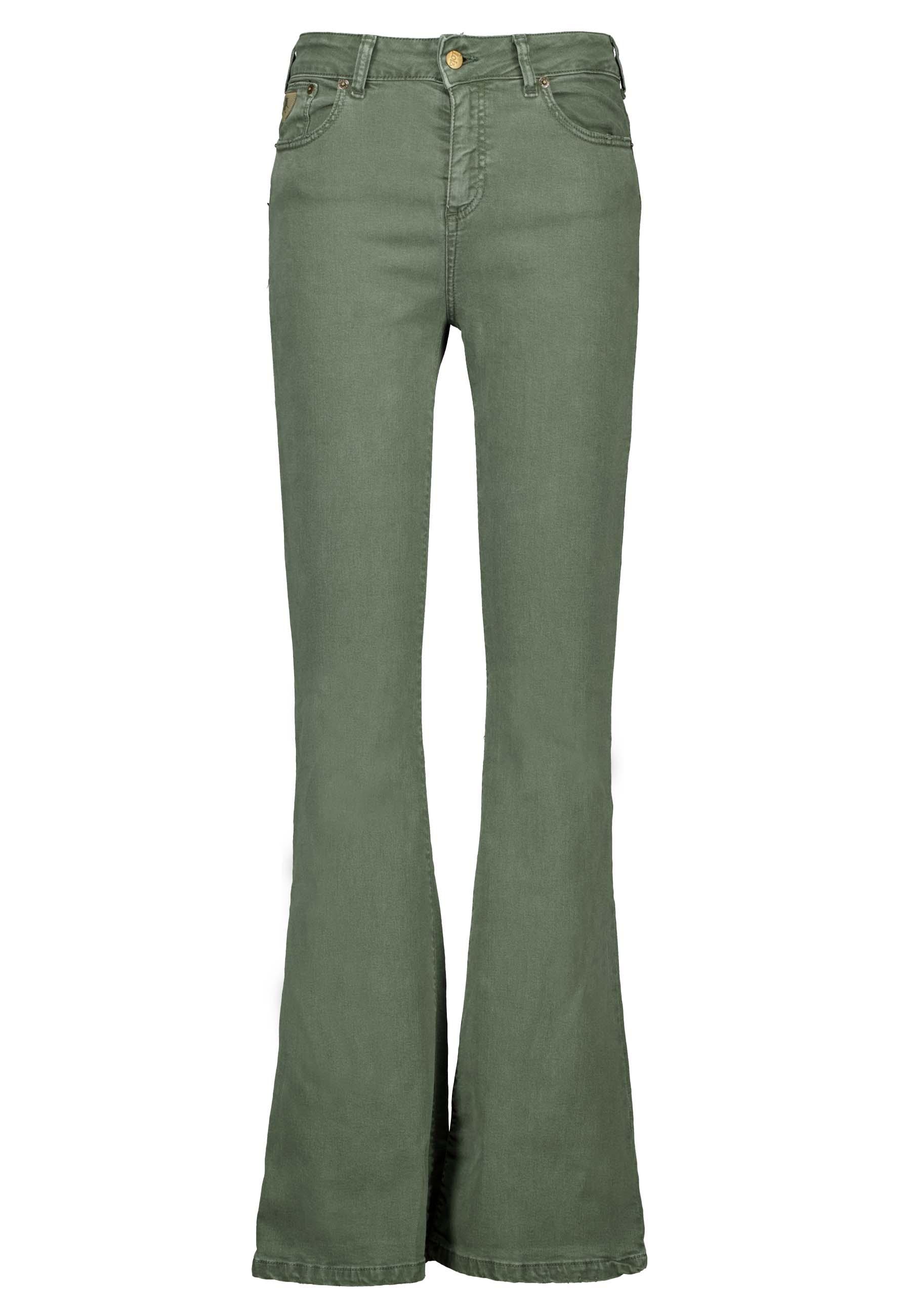 Lois Raval jeans groen Dames maat 29/34