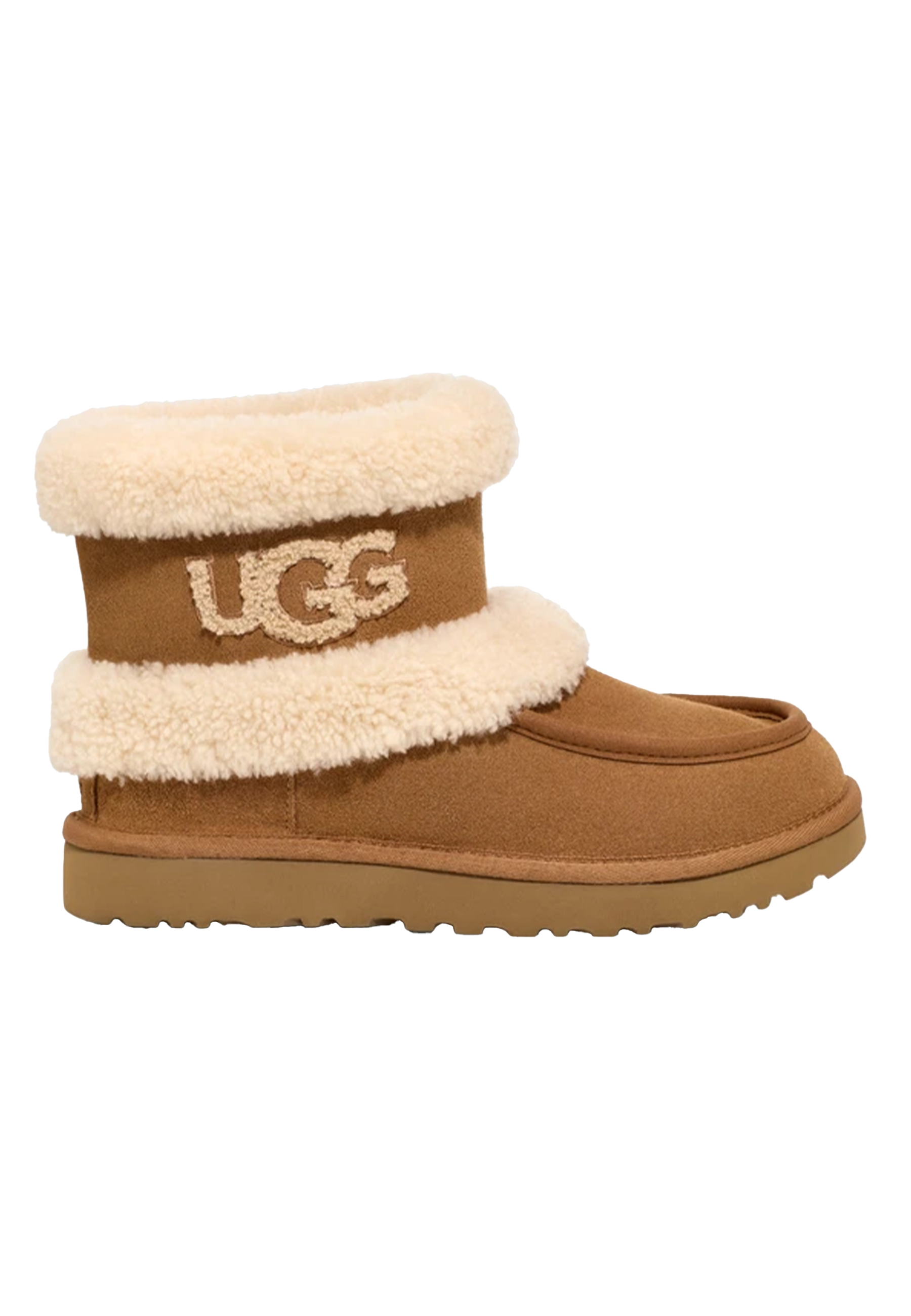 Ugg Ultra mini fluff boots cognac Dames maat 39