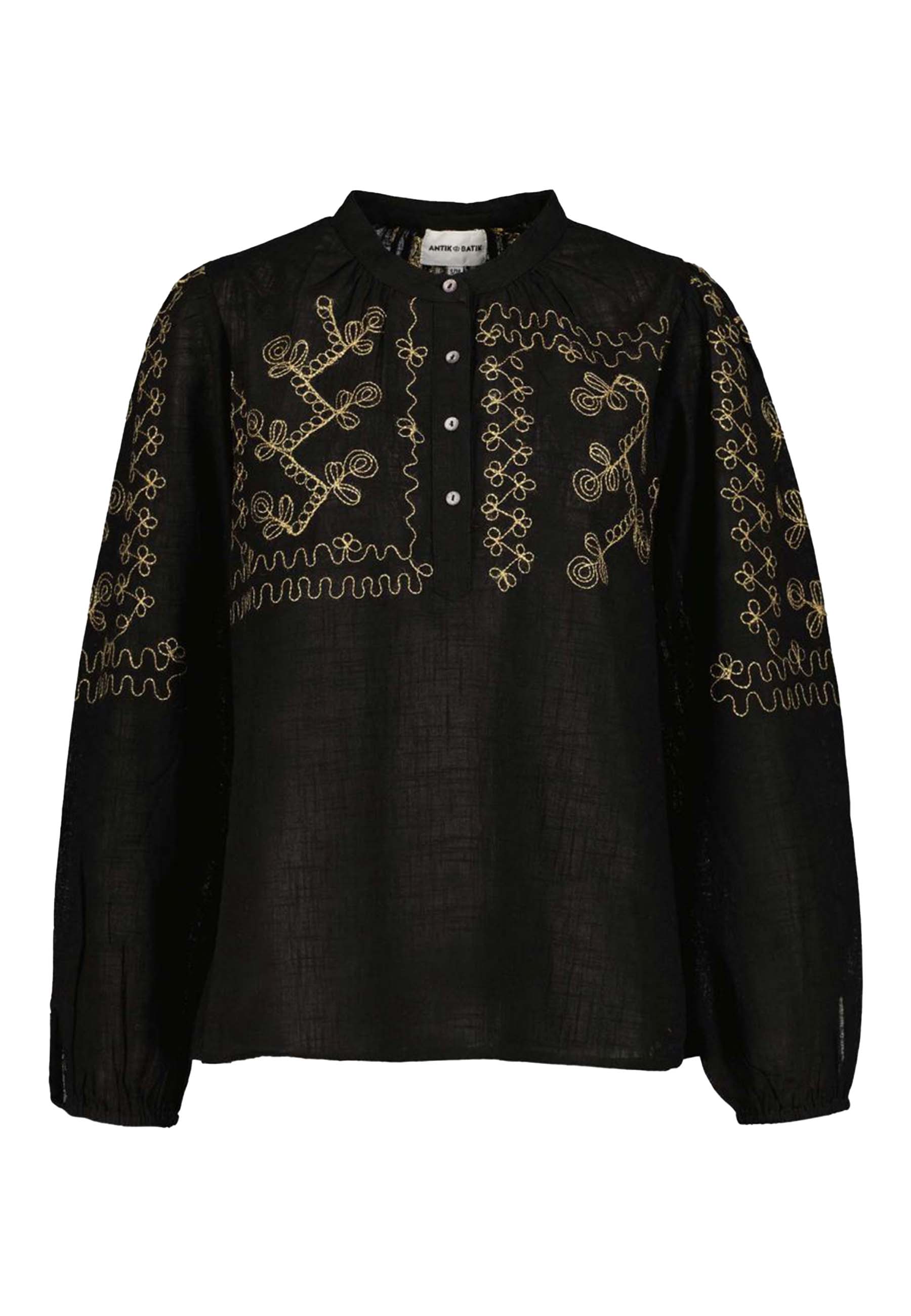 Antik Batik blouses zwart Dames maat S