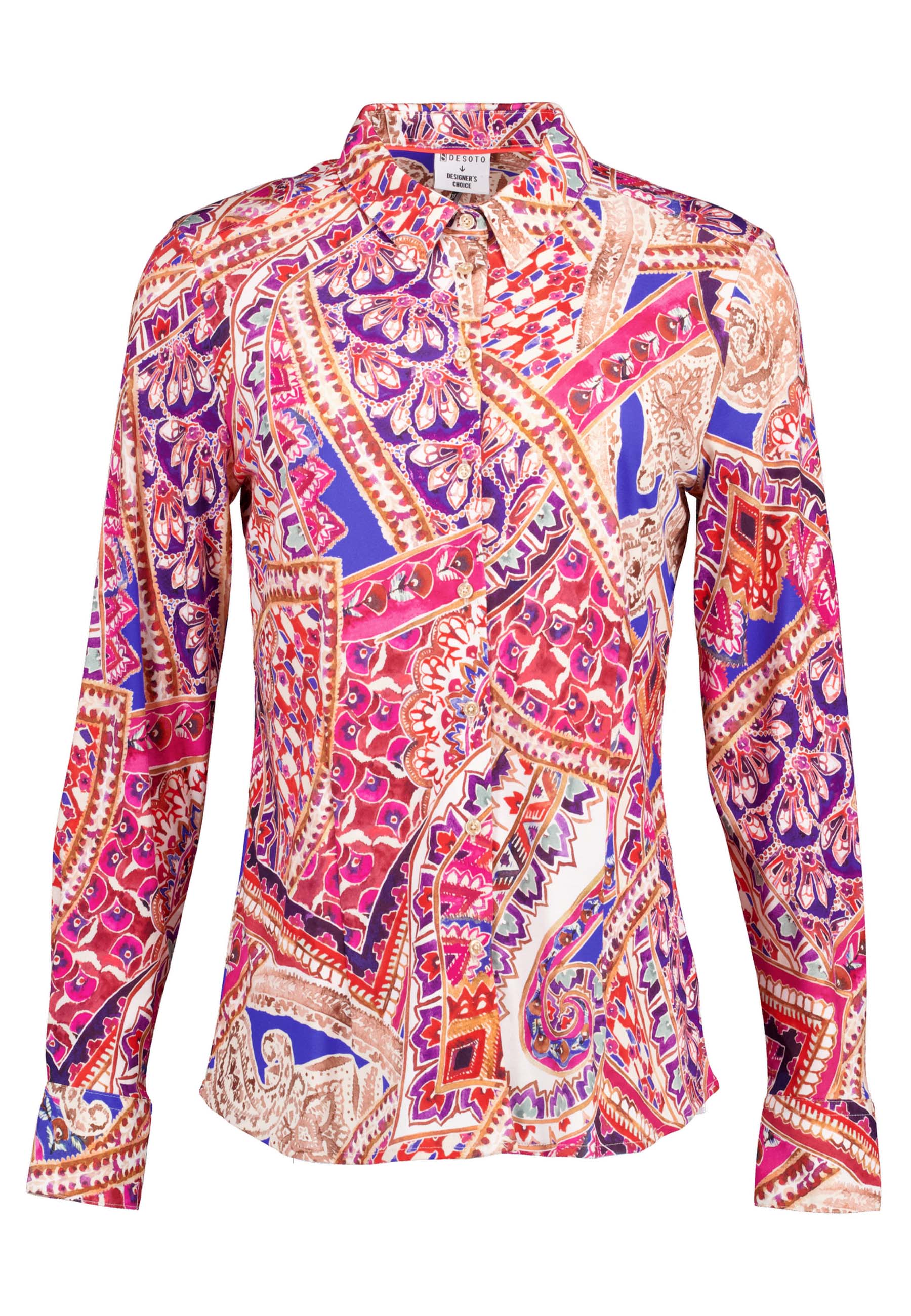 Desoto Pia blouses multicolor Dames maat 38