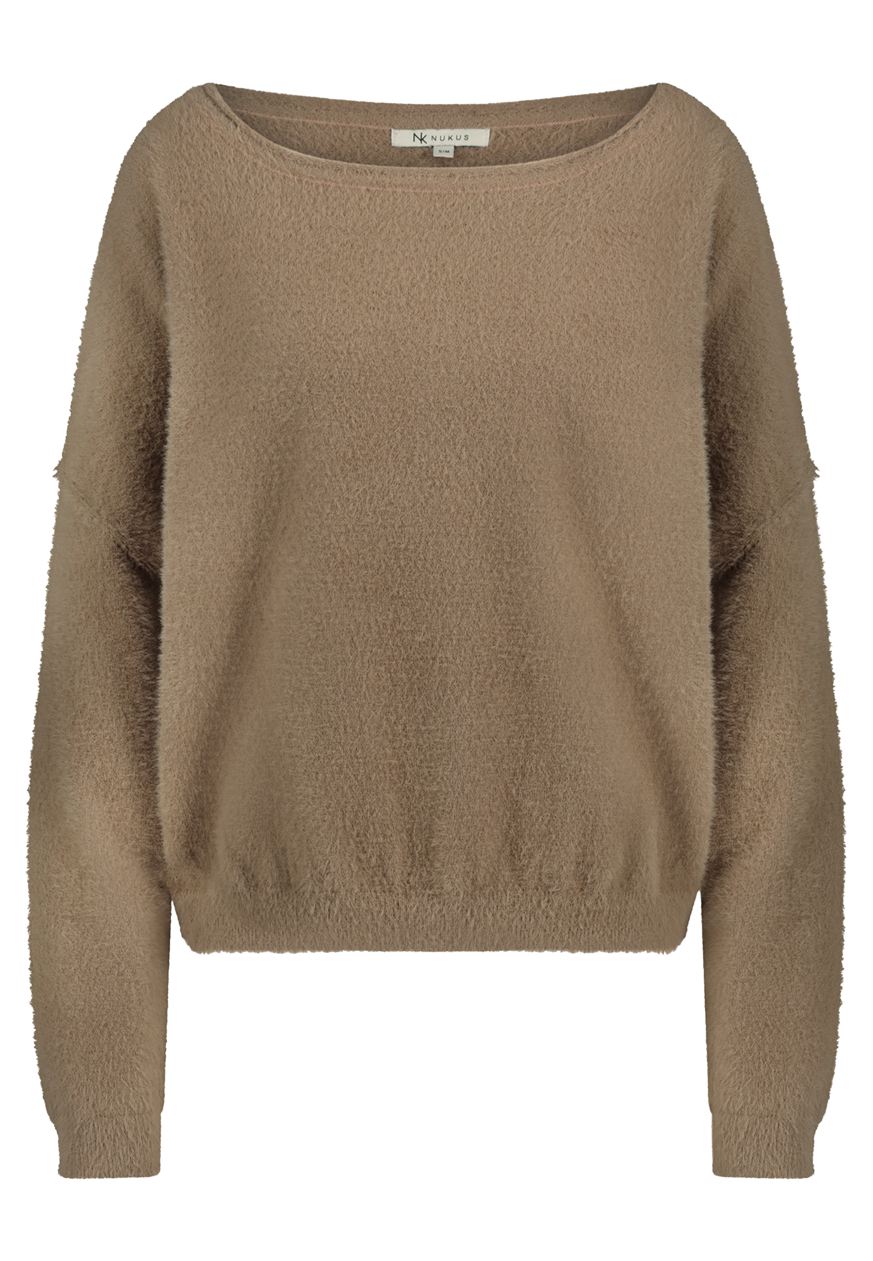 Nukus pullovers taupe Dames maat L/XL