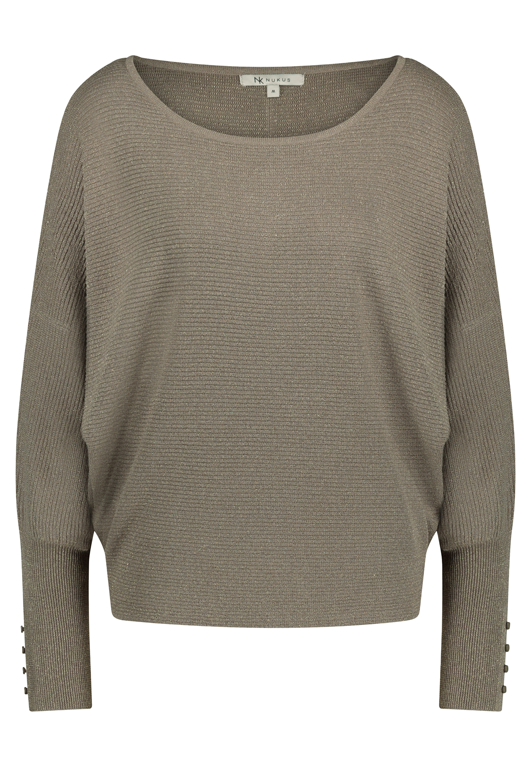 Nukus pullovers taupe Dames maat S