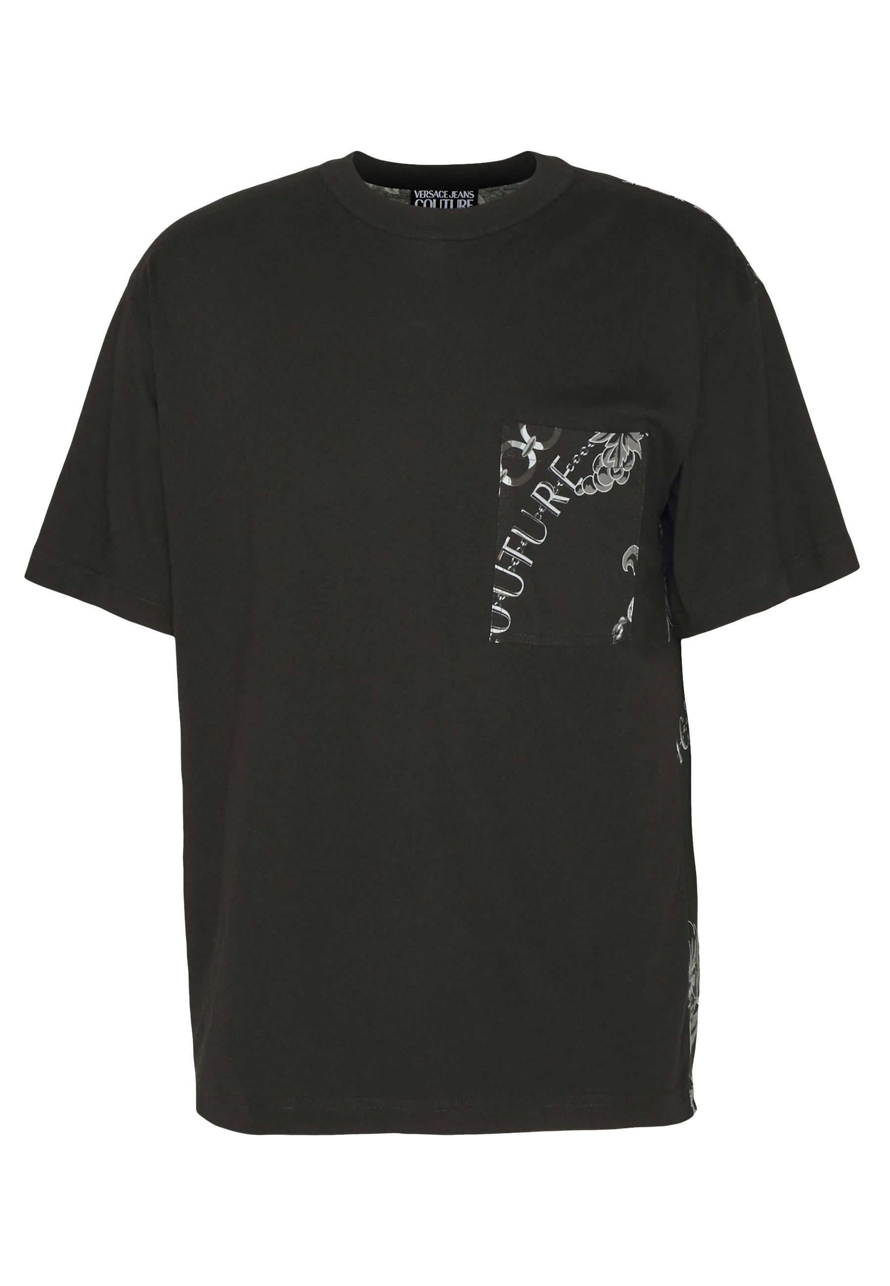 Versace Jeans Chain t-shirts zwart Heren maat XL