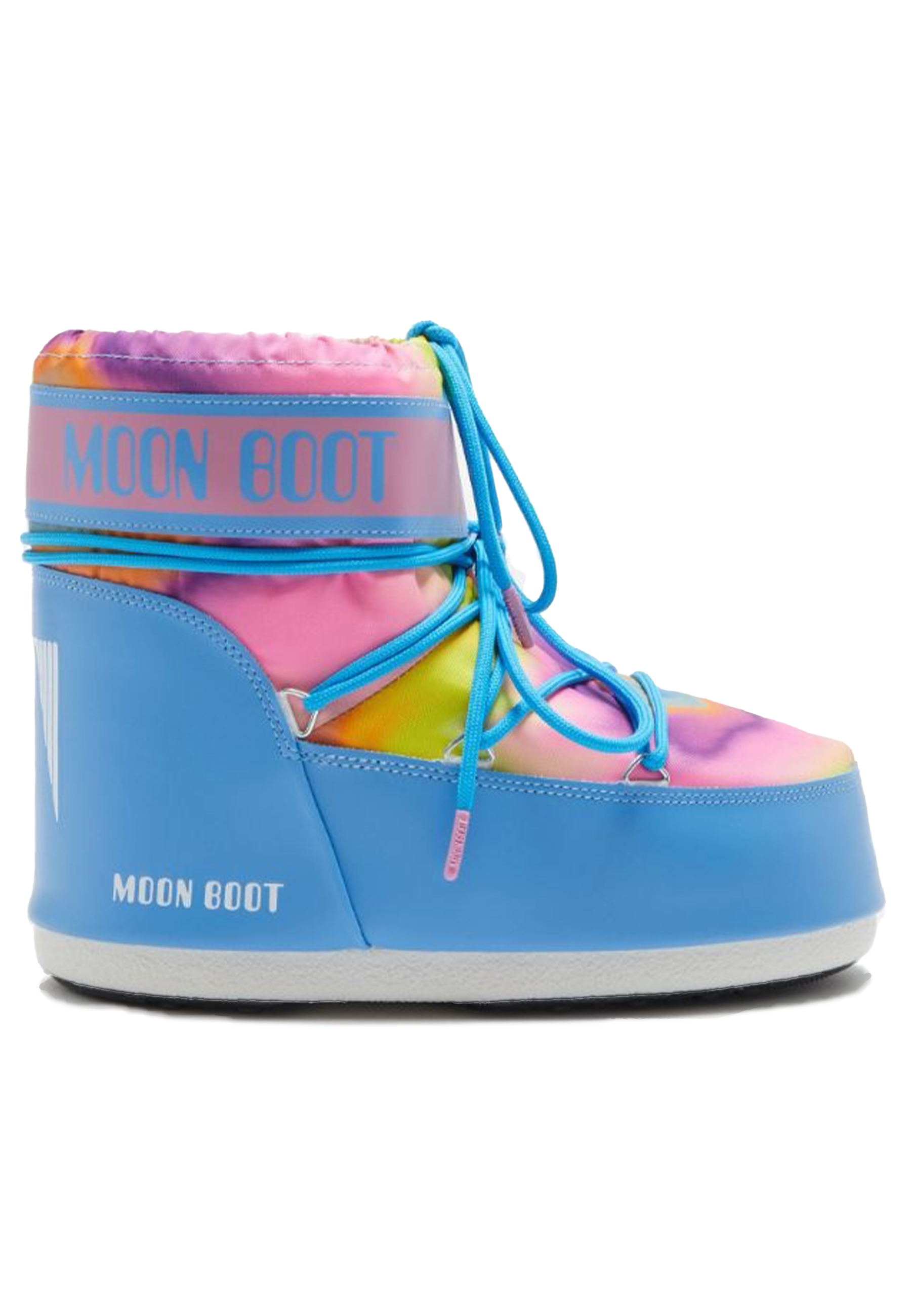 Moon Boot Icon low tie dye snow boots blauw Dames maat 39/41