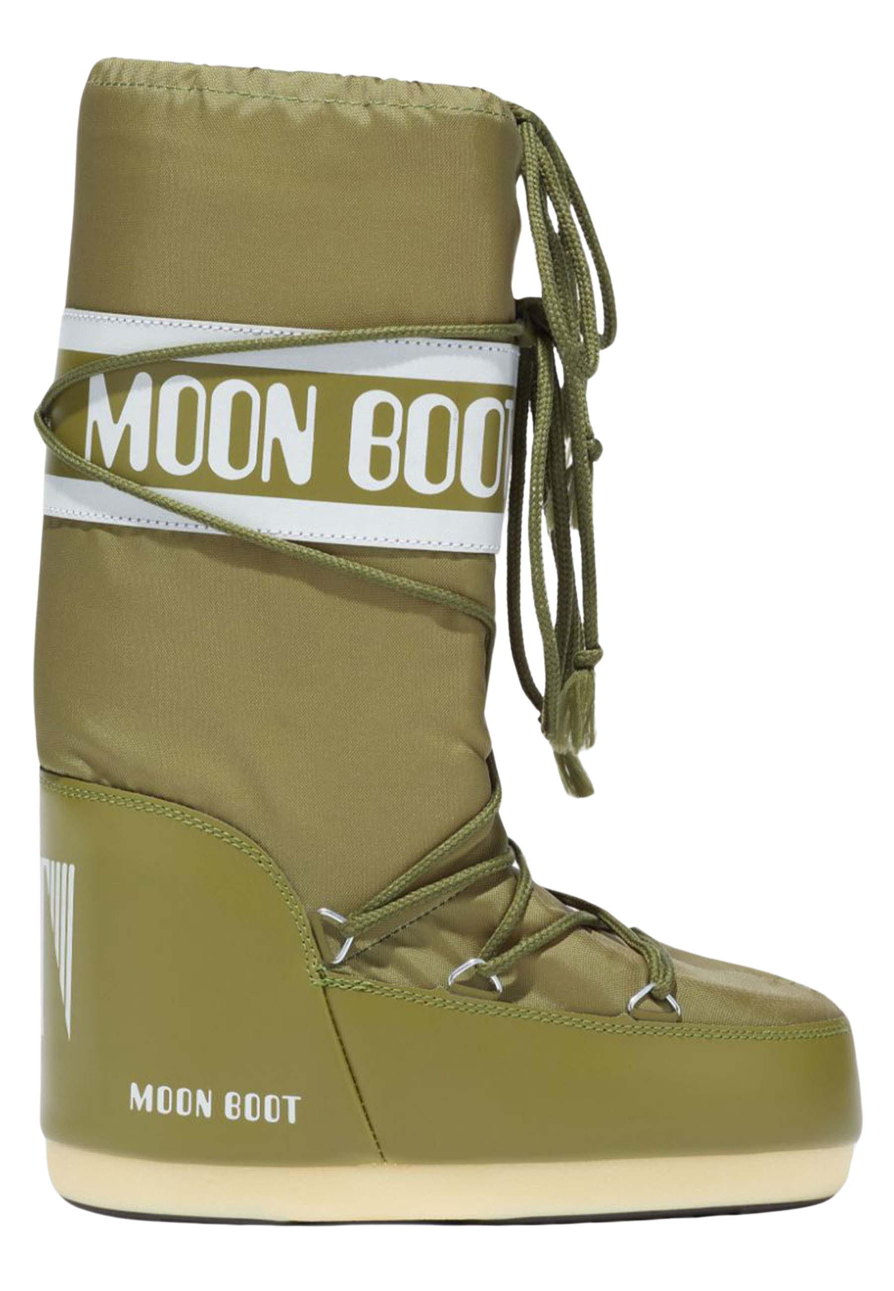 Moon Boot snow boots khaki Dames maat 35/38