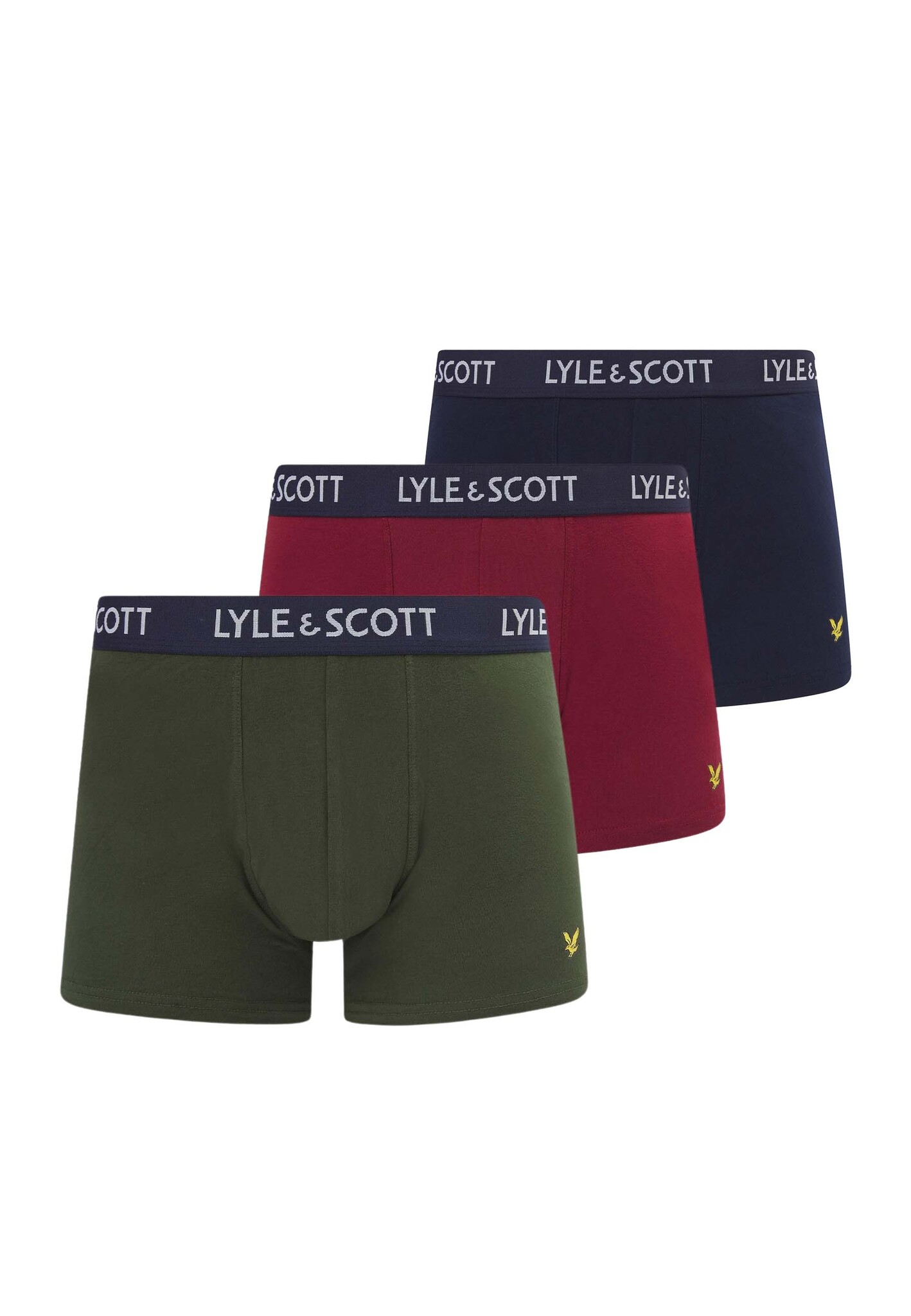 Lyle & Scott boxershorts multicolor Heren maat M