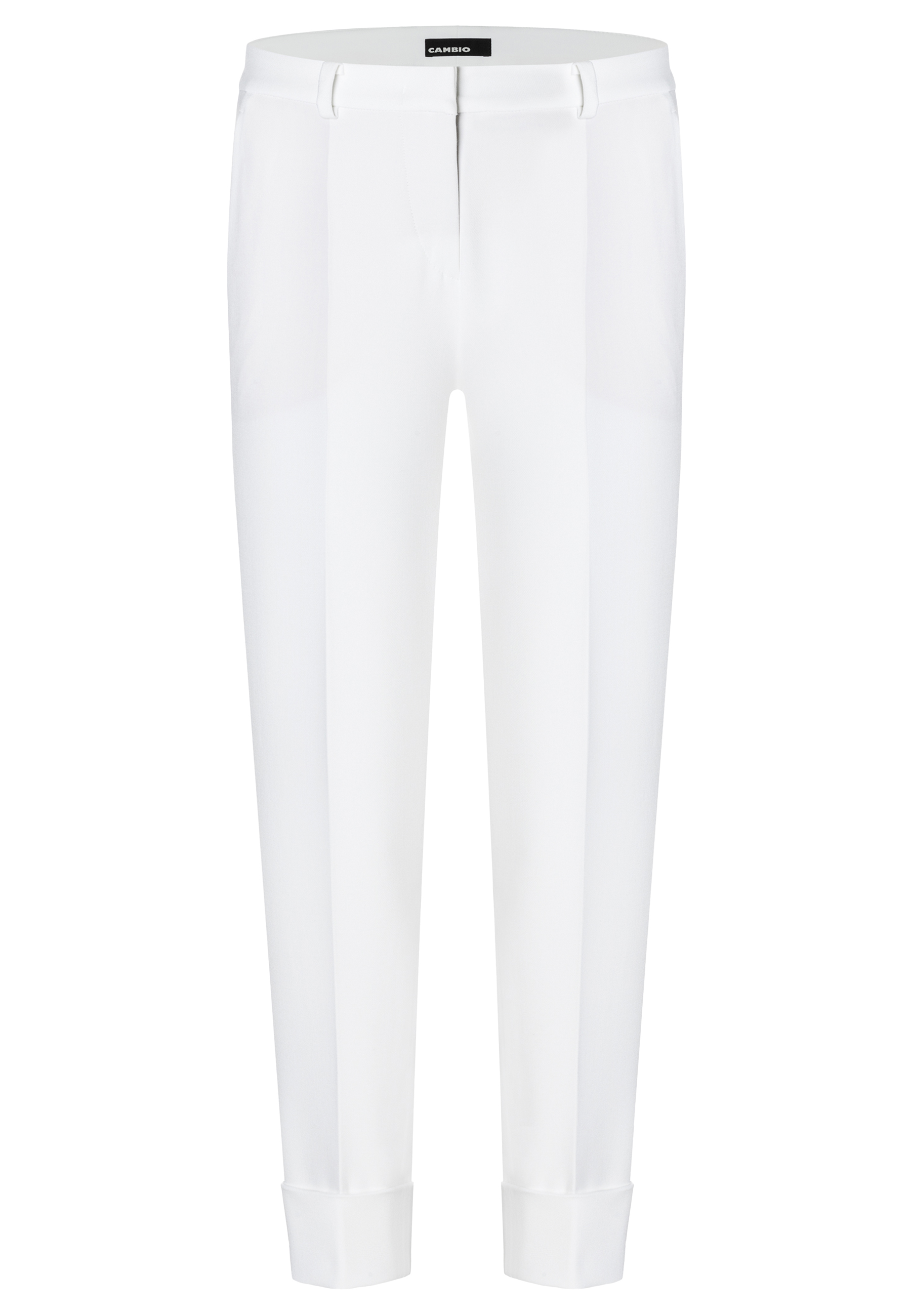 Cambio Broek Off White Polyester maat 34 Krystal pantalons off white