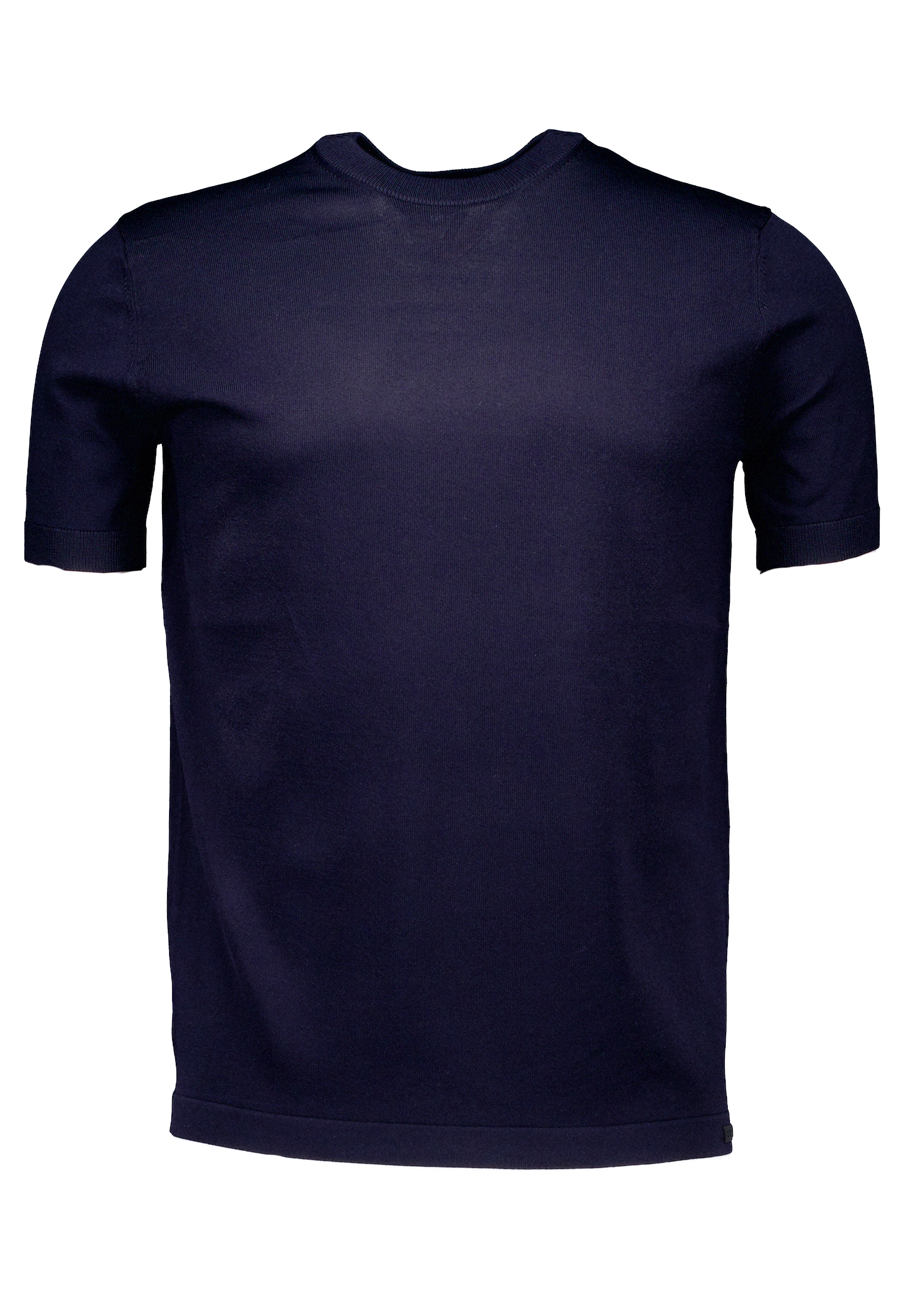 Shirt Donkerblauw Round ss t-shirts donkerblauw
