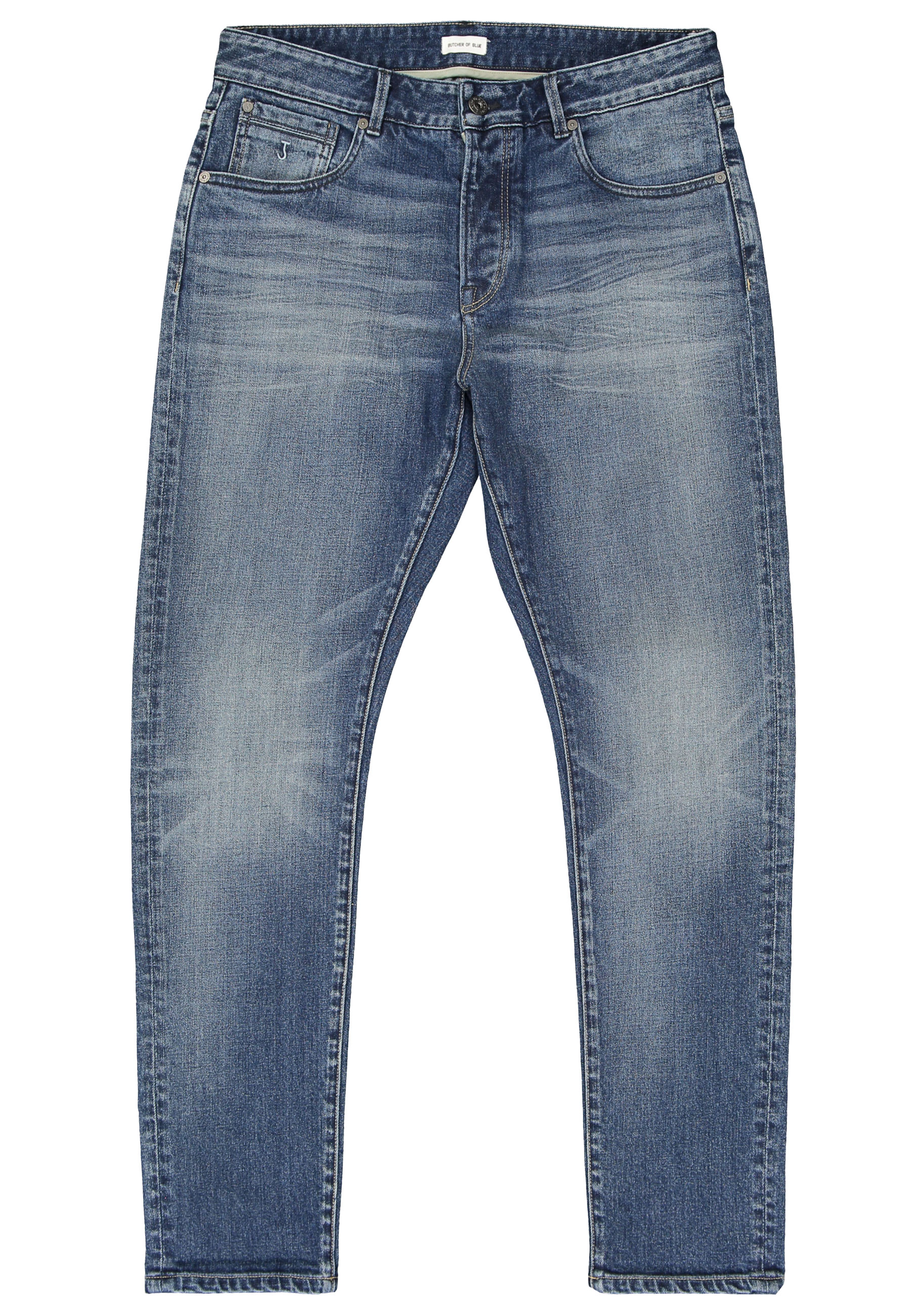 Jeans Blauw Stockton loose vintage jeans blauw