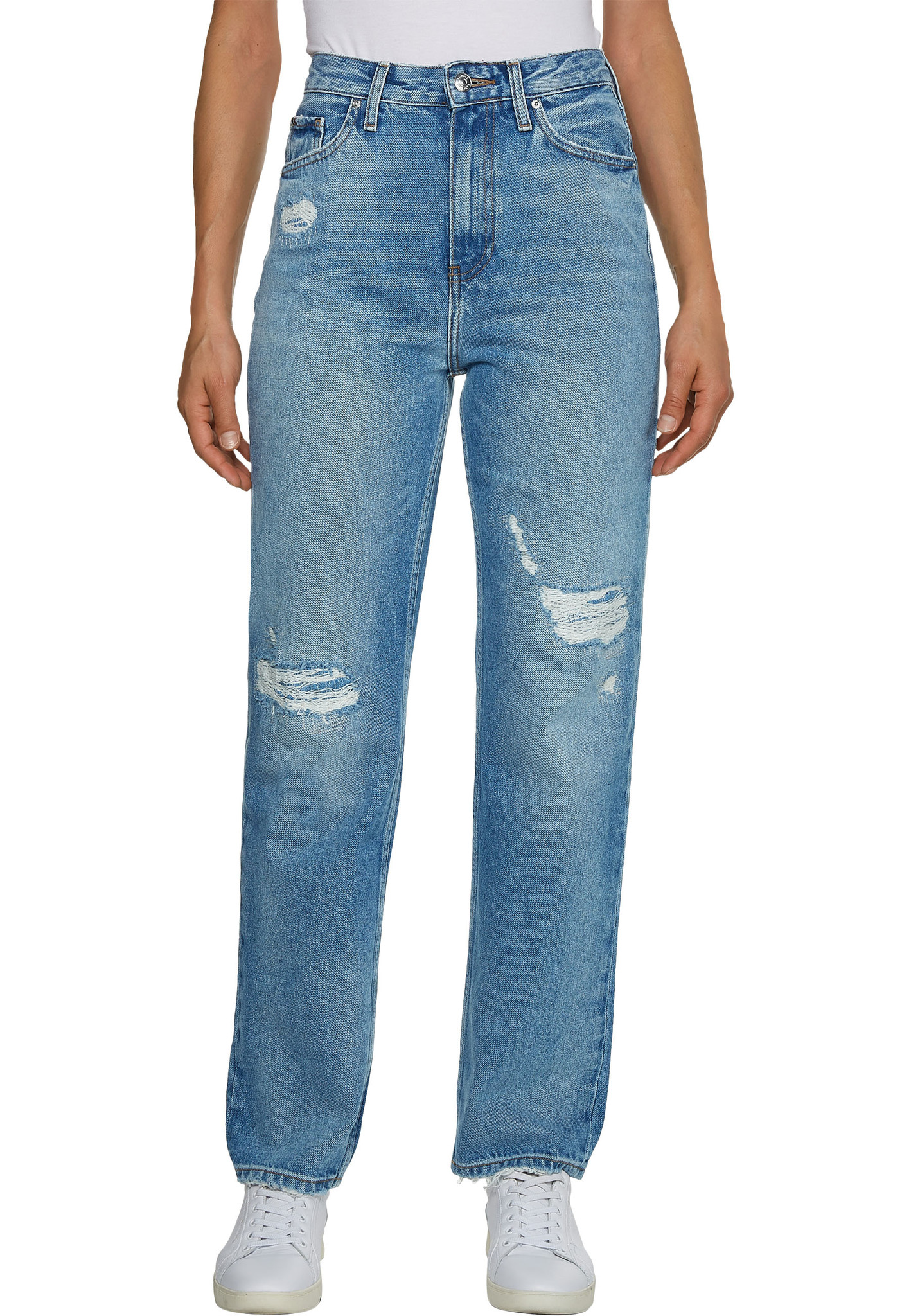 Tommy Hilfiger New Classic Straight Jeans Lichtblauw Dames maat 30/30