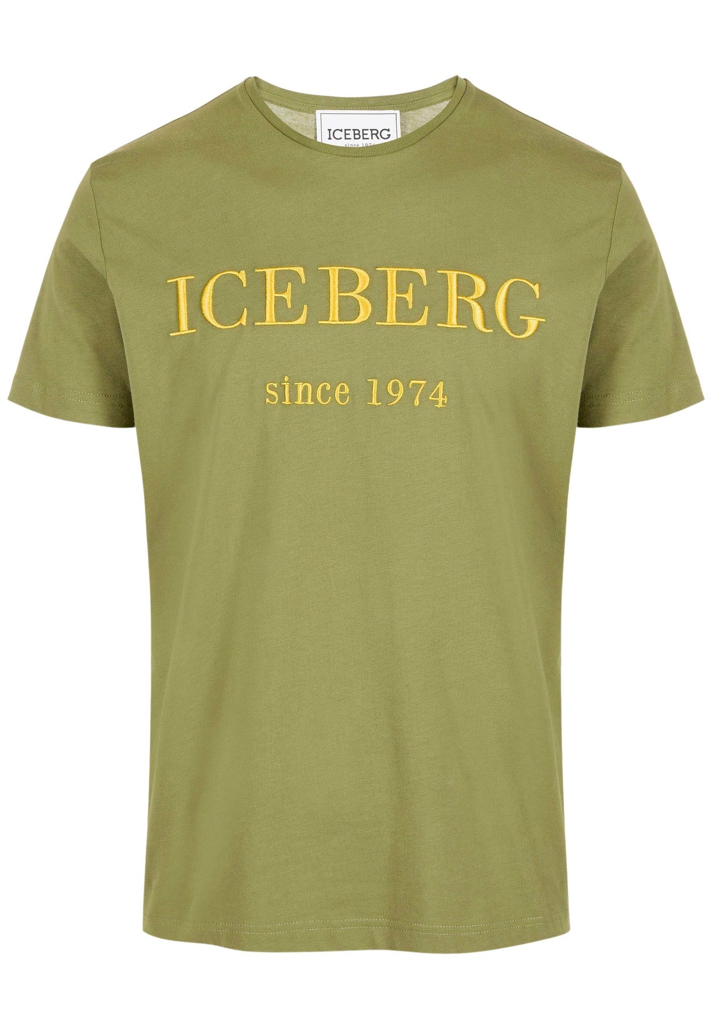 Iceberg Heritage Logo T-shirt Groen Heren maat S