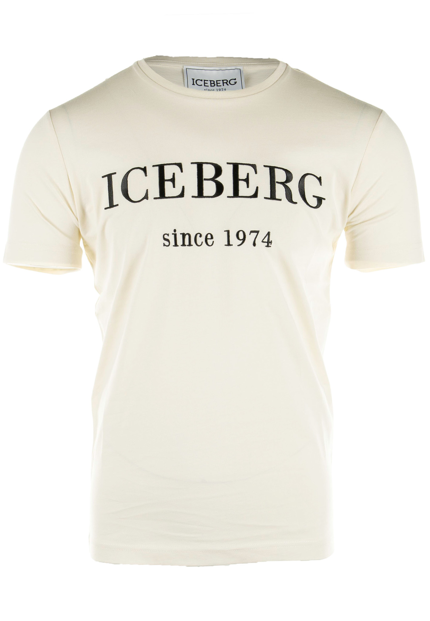Iceberg Heritage Logo T-shirt Ecru Heren maat XL