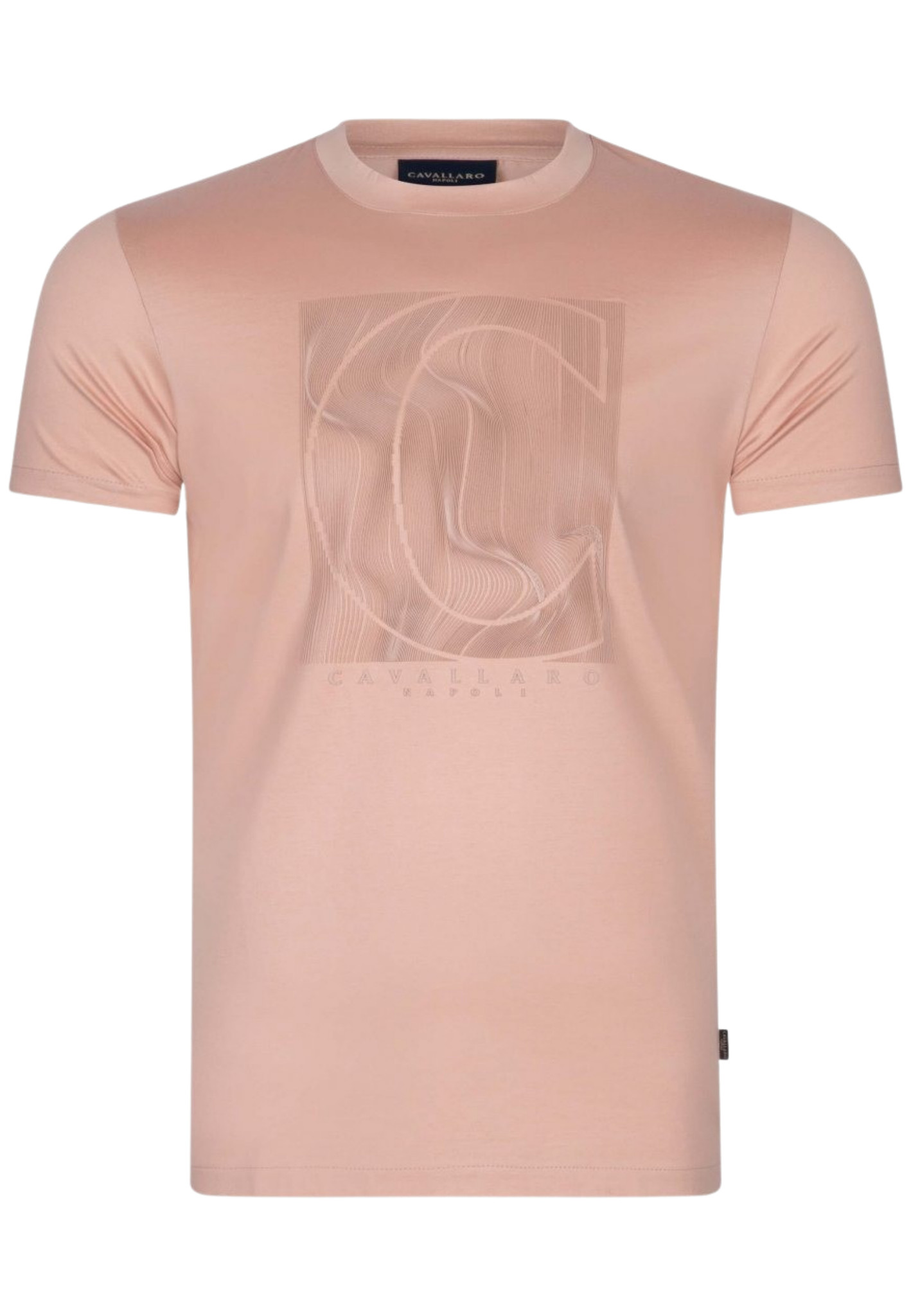 Cavallaro t-shirts roze Heren maat M