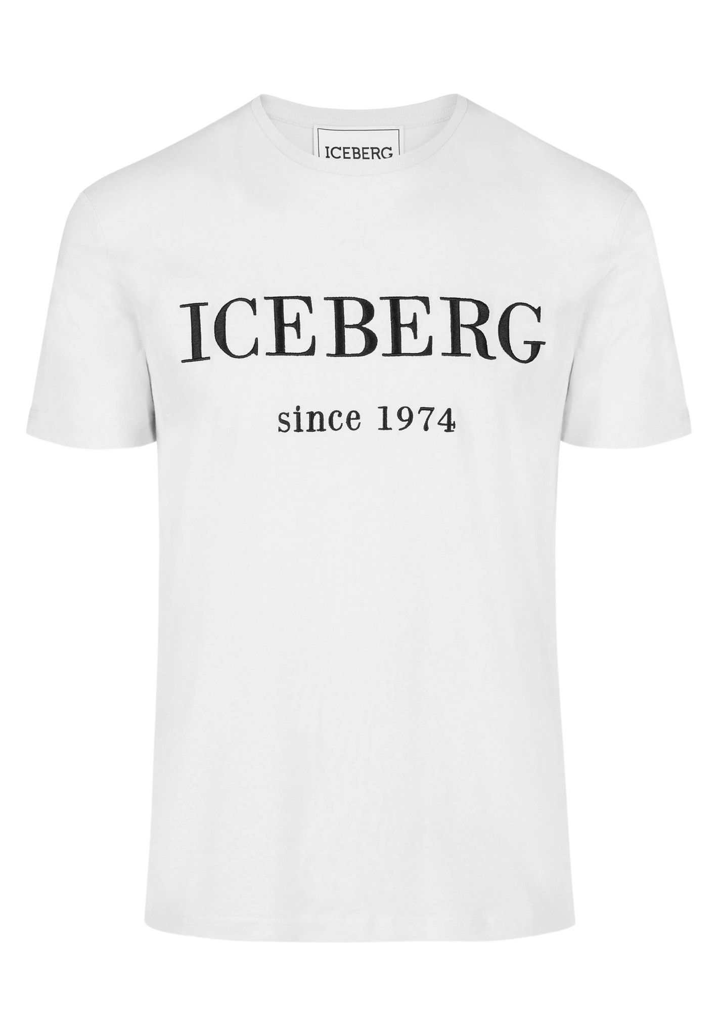 Iceberg T-shirt Wit Heren maat XXL