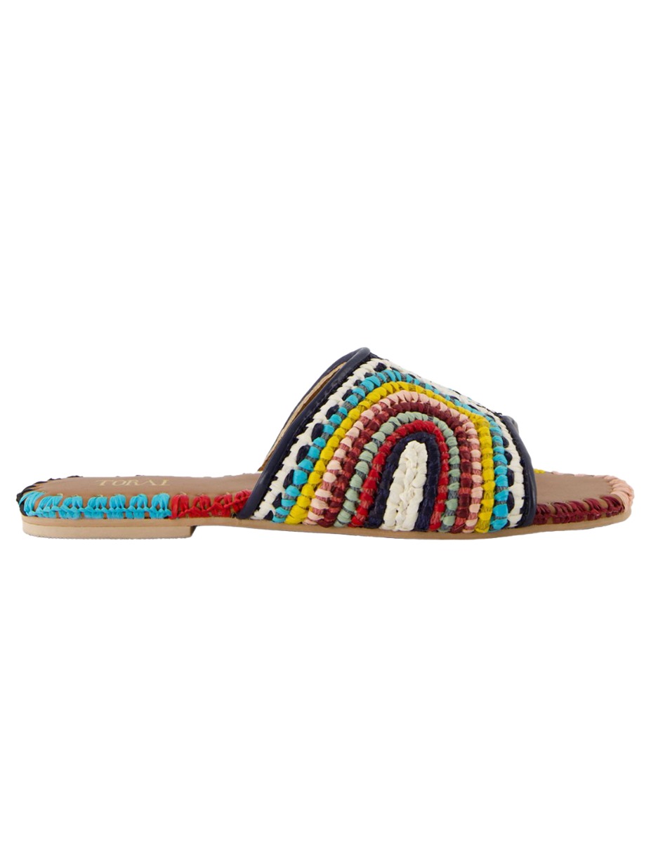 Multicolor Tl-betty slippers multicolor