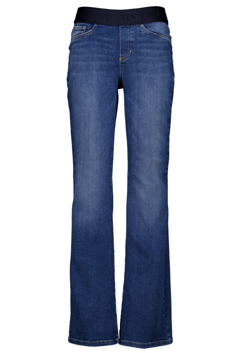Cambio Jeans Blauw maat 34 Philia flared flared jeans blauw