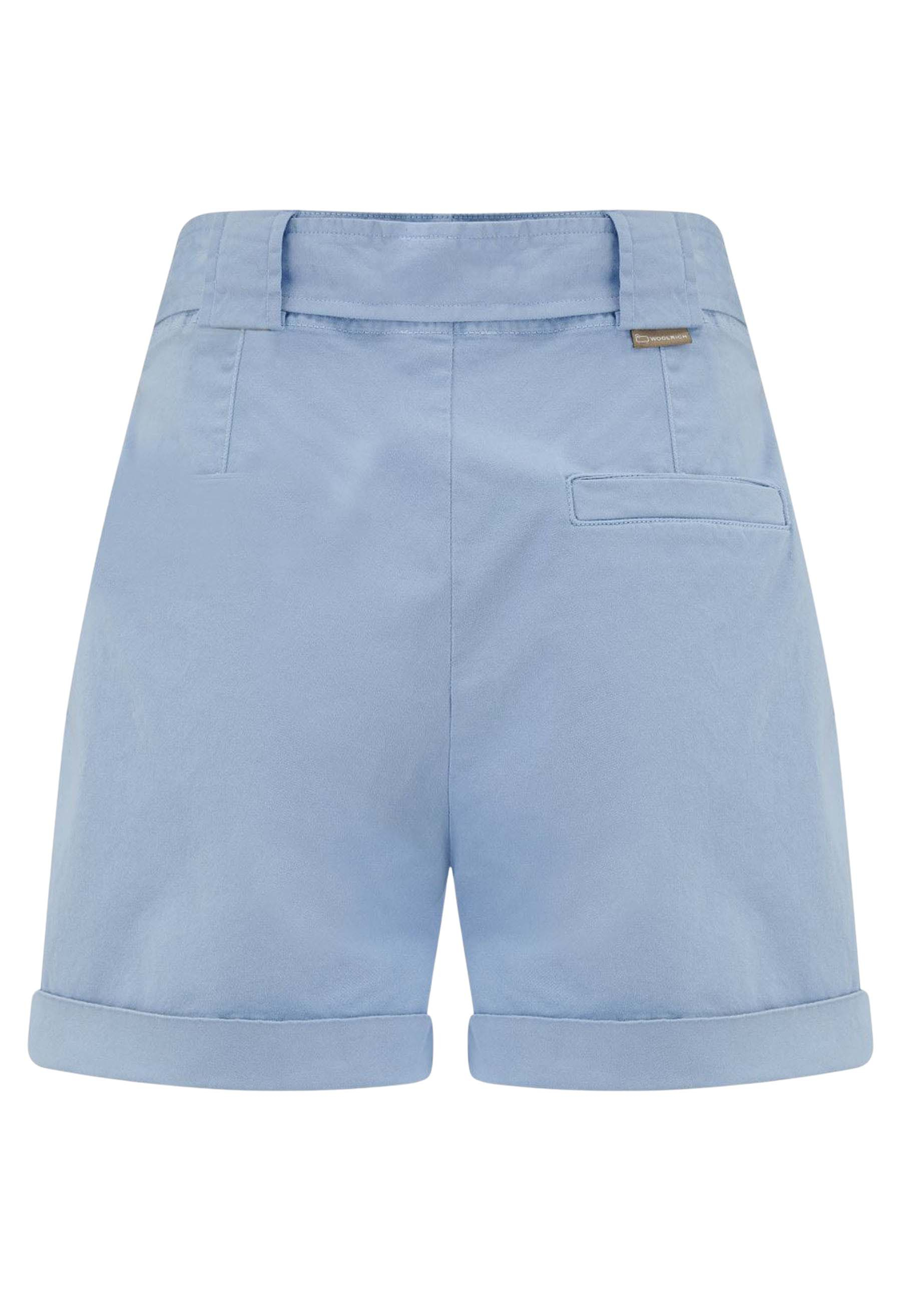 Woolrich Stretch Twill Short Shorts Blauw Cfwwsh0025frut3343 30052