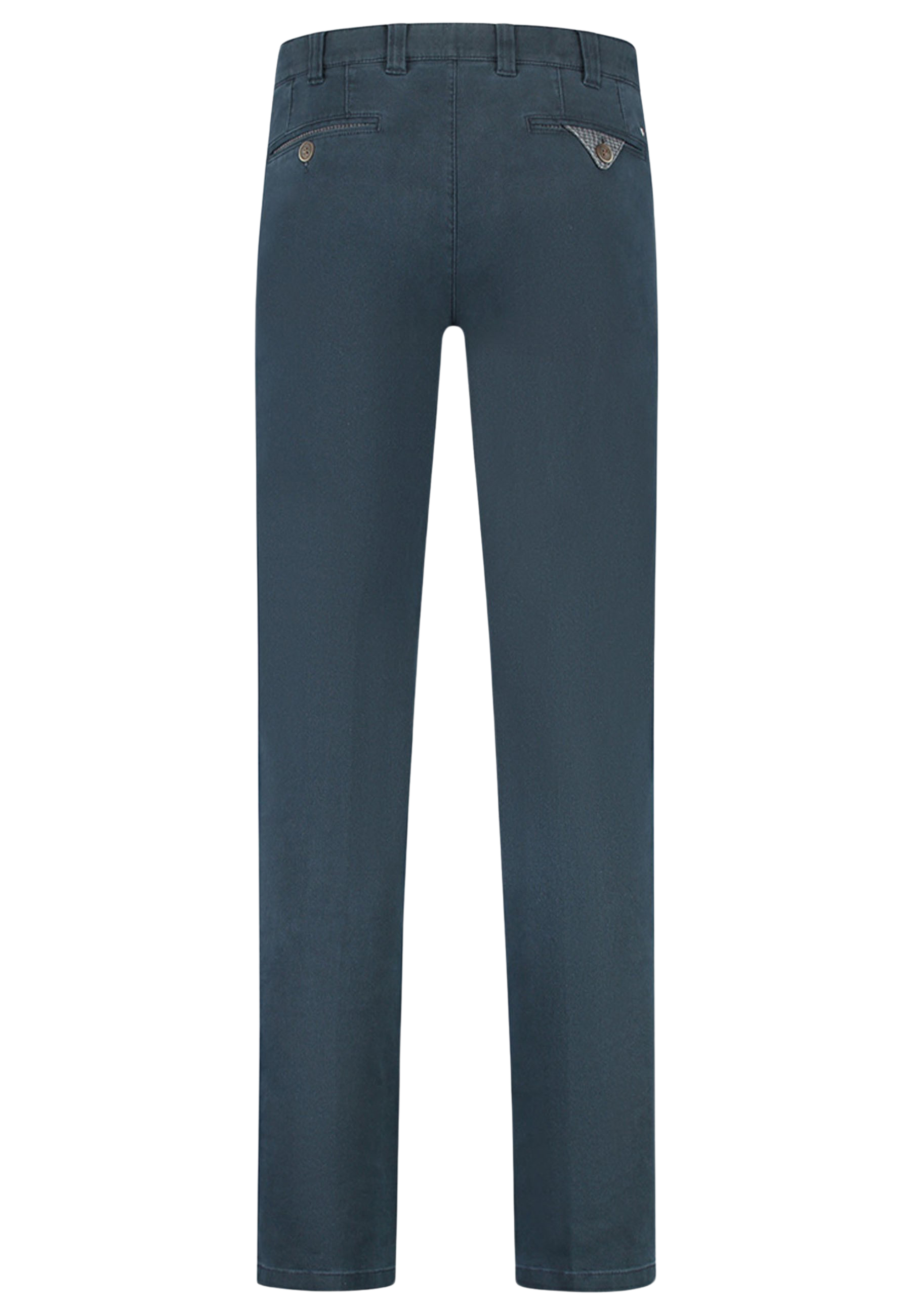 Swing front chino blauw