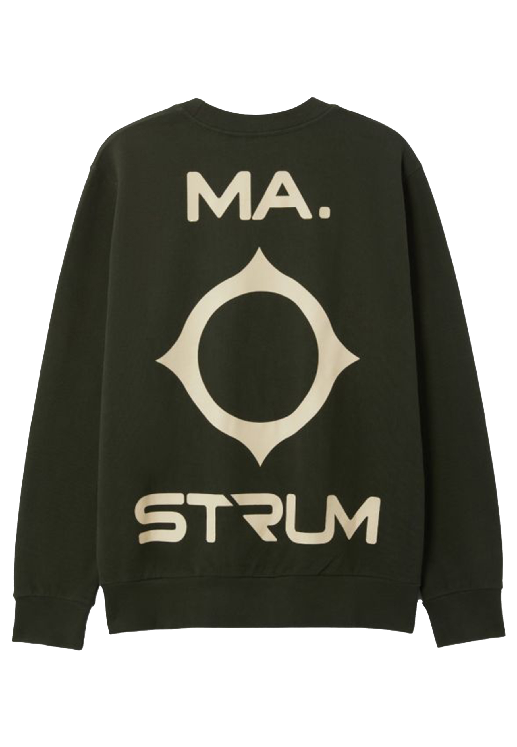 Mastrum Back Logo Sweaters Groen Mas4518 M306 Oil Slick