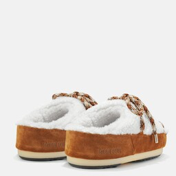 Moon Boot Mule Shearling Slippers Off White Mule Shearling 001