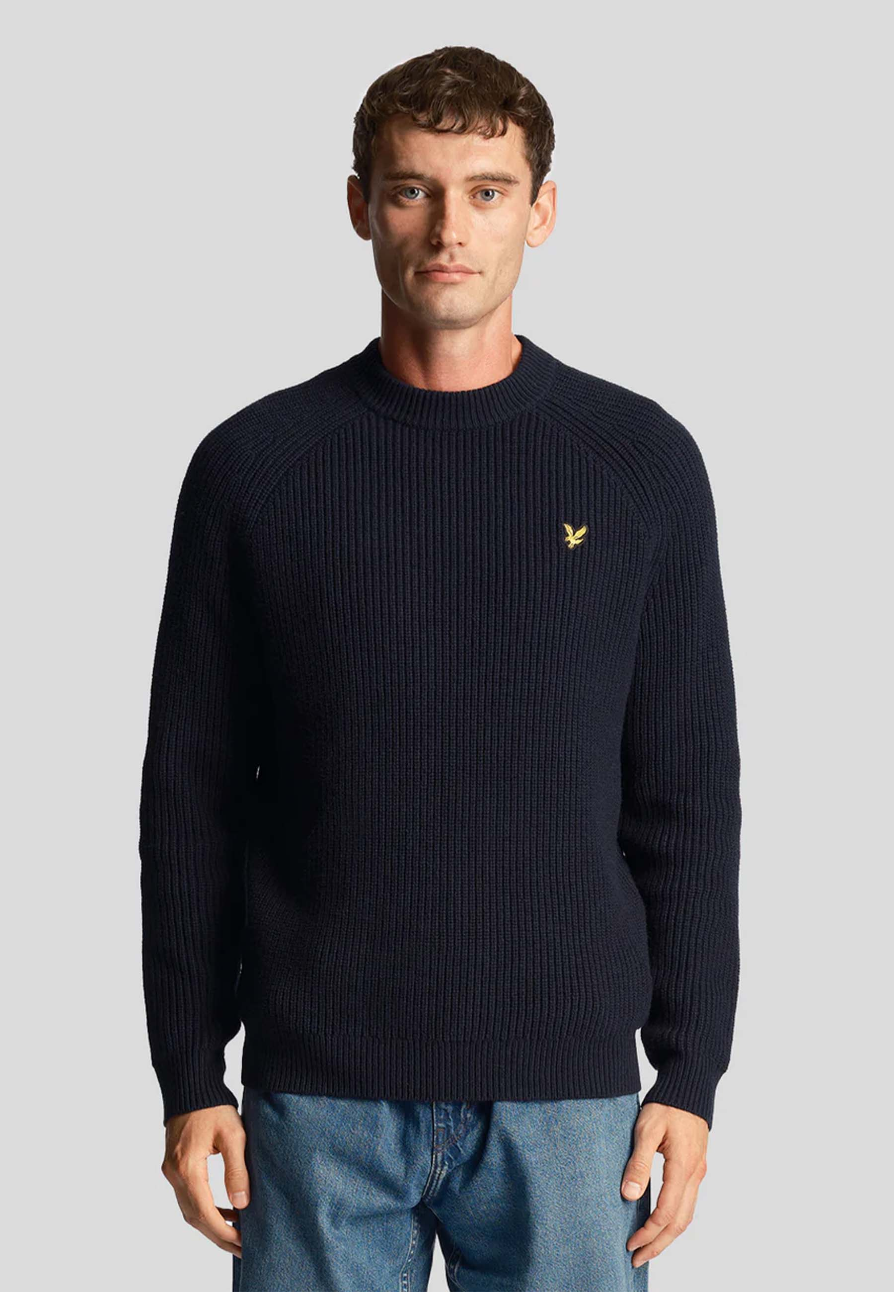 Lyle&scott  Truien Donkerblauw Kn1701v Z271