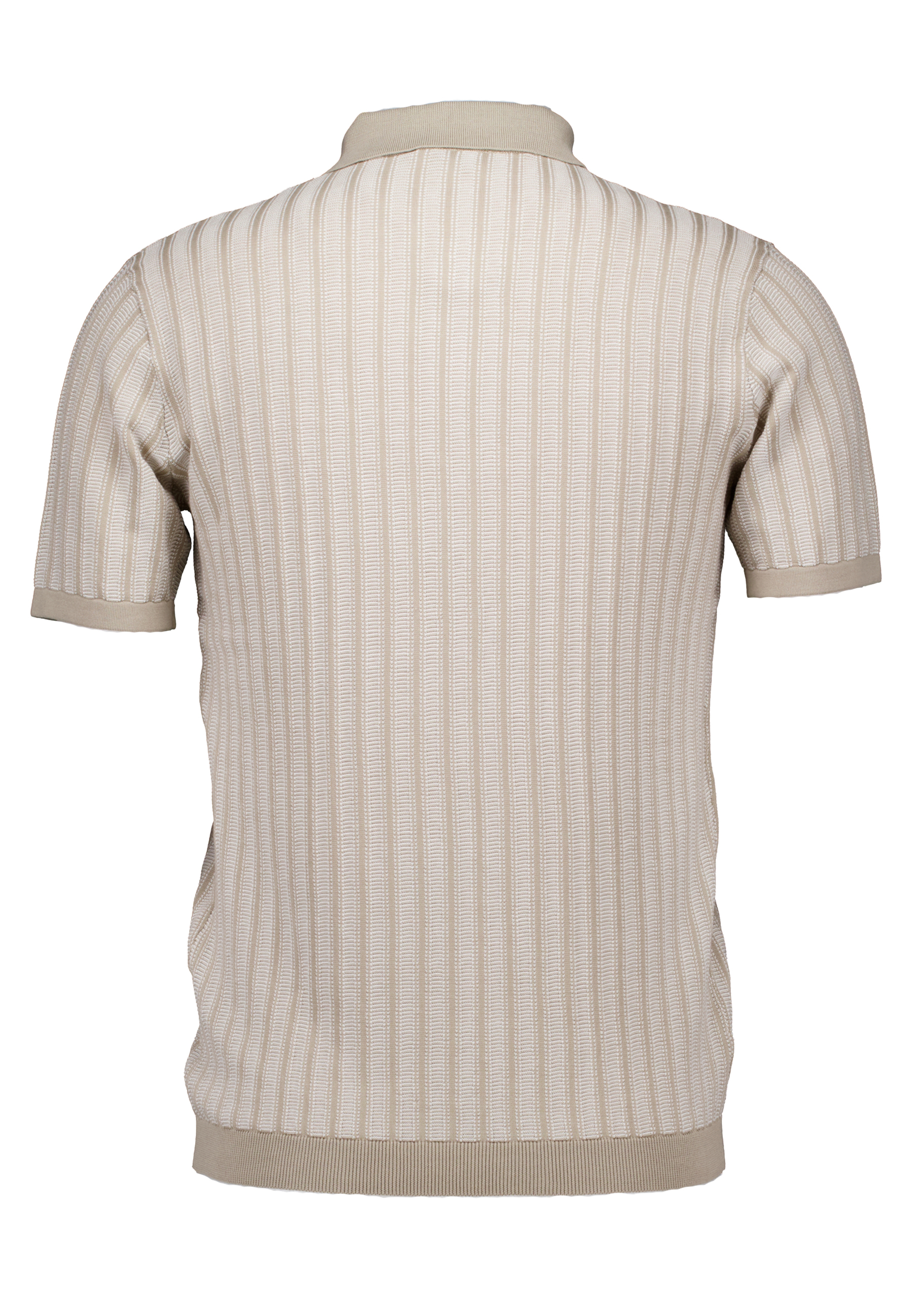 Gentiluomo Jacquard Ss Polos Beige K9110-285