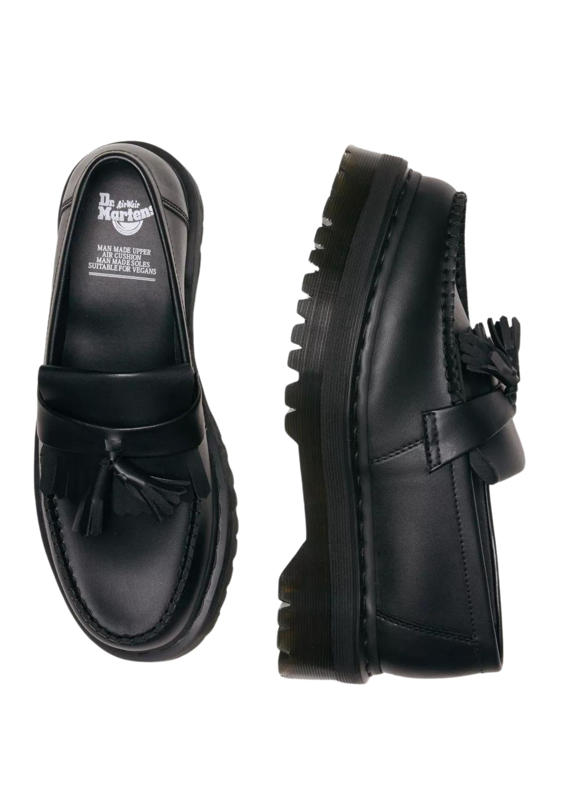 Dr Martens V Adrian Quad Mono Loafers Zwart 30648001