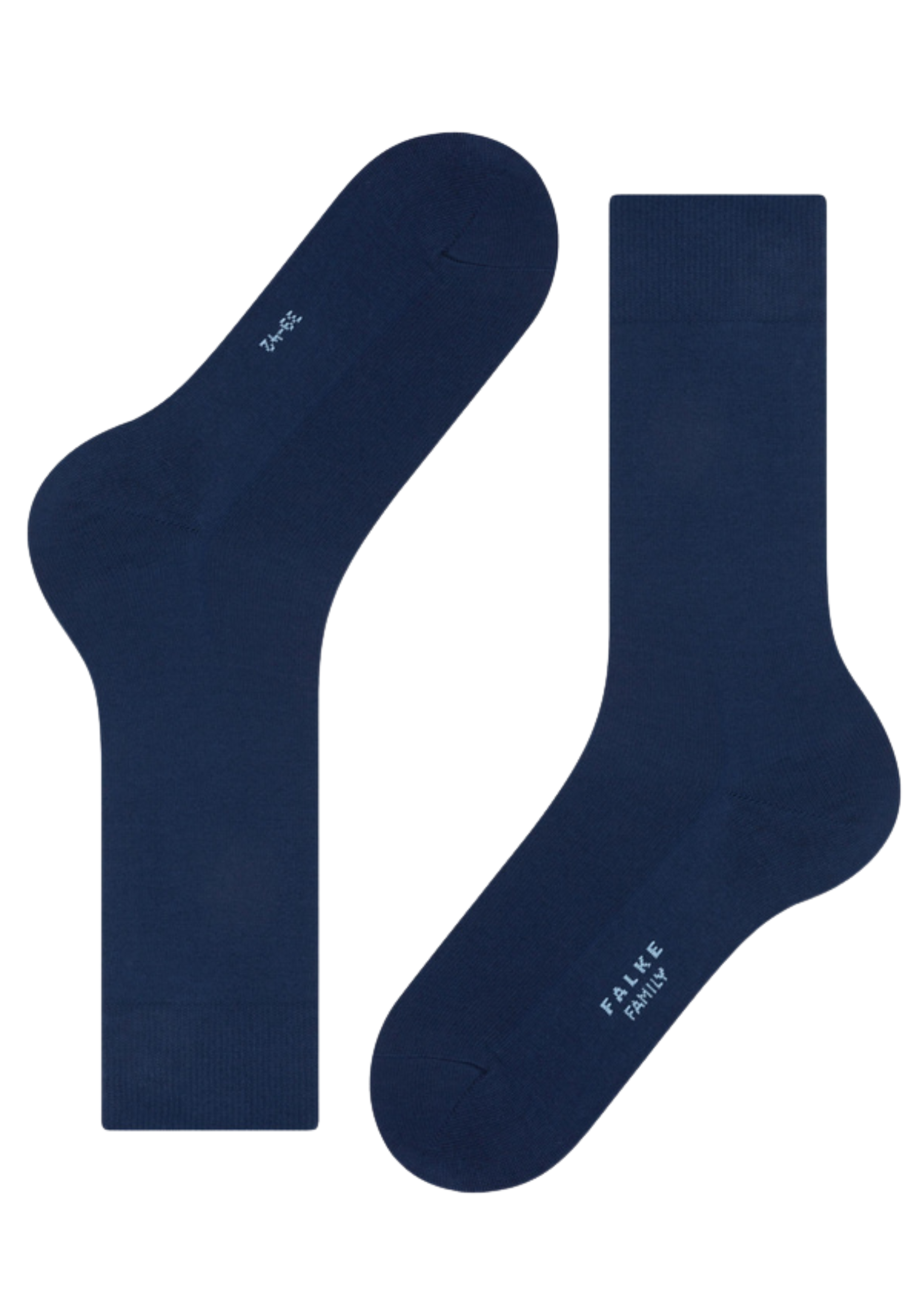 Falke Family Hoge Sokken Blauw 14657/6000