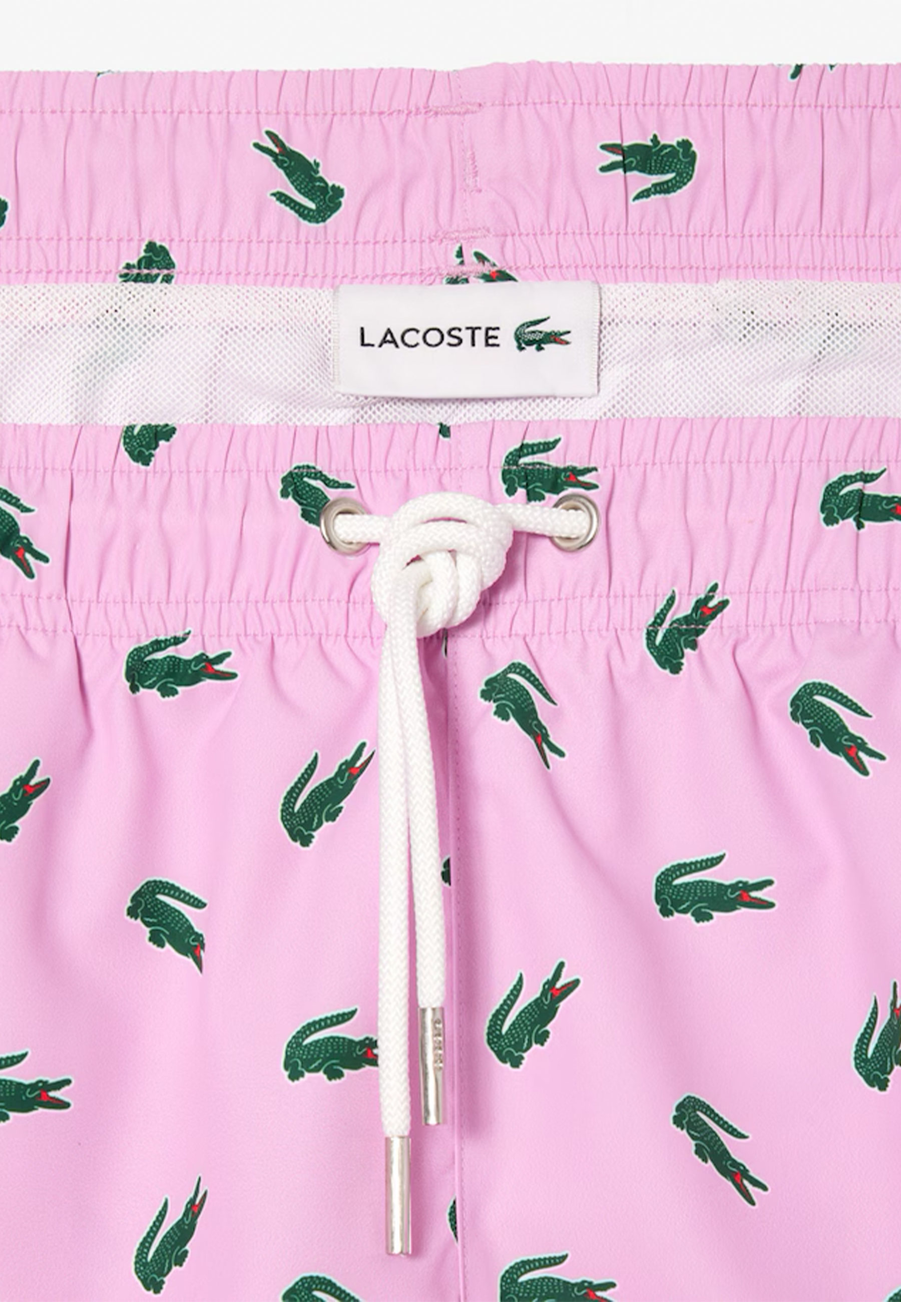 Lacoste  Zwembroeken Lichtroze Mh7188