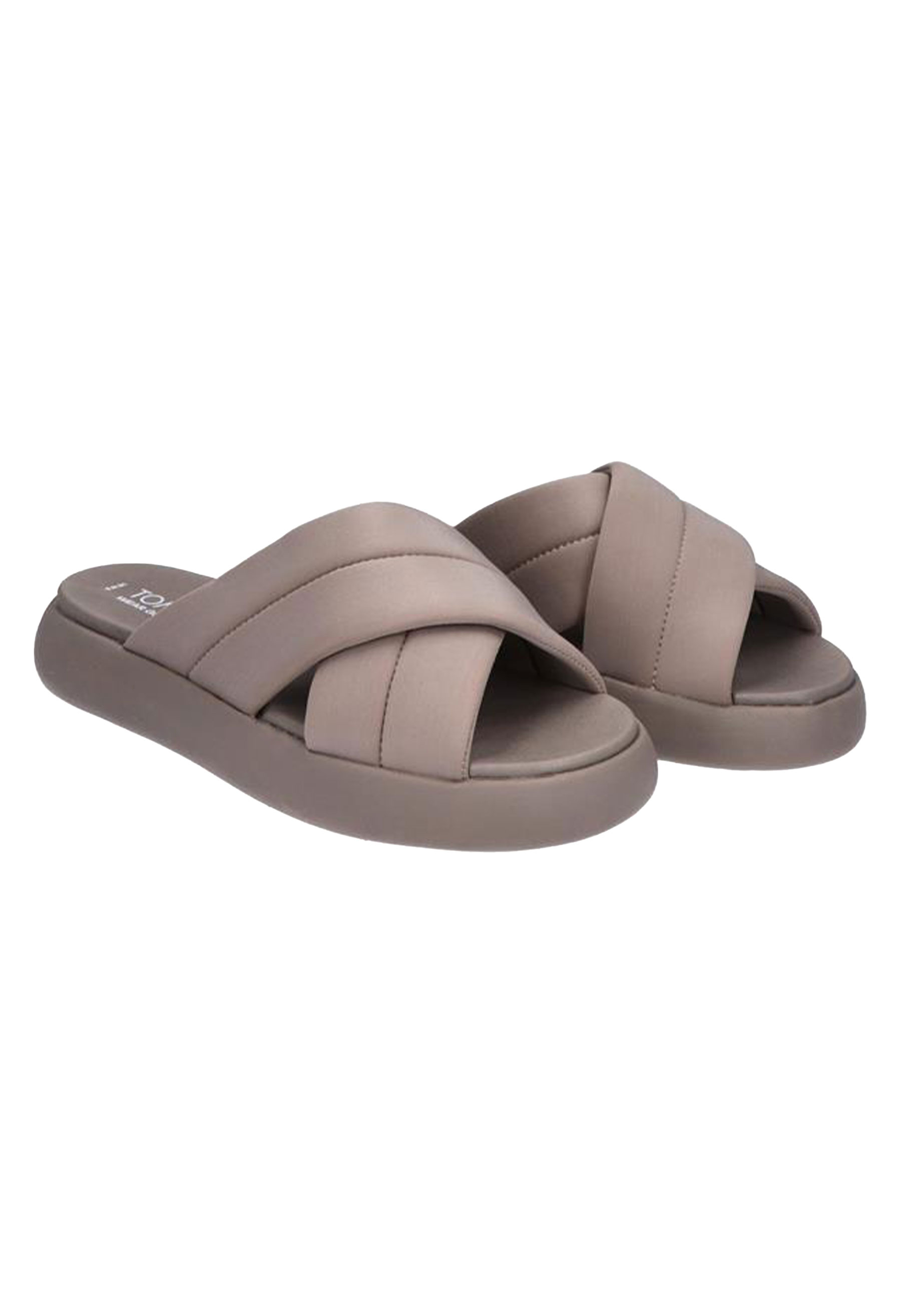 Toms Alpargata Mallow Crossover Slippers Taupe Alpargata Mallow Crossover