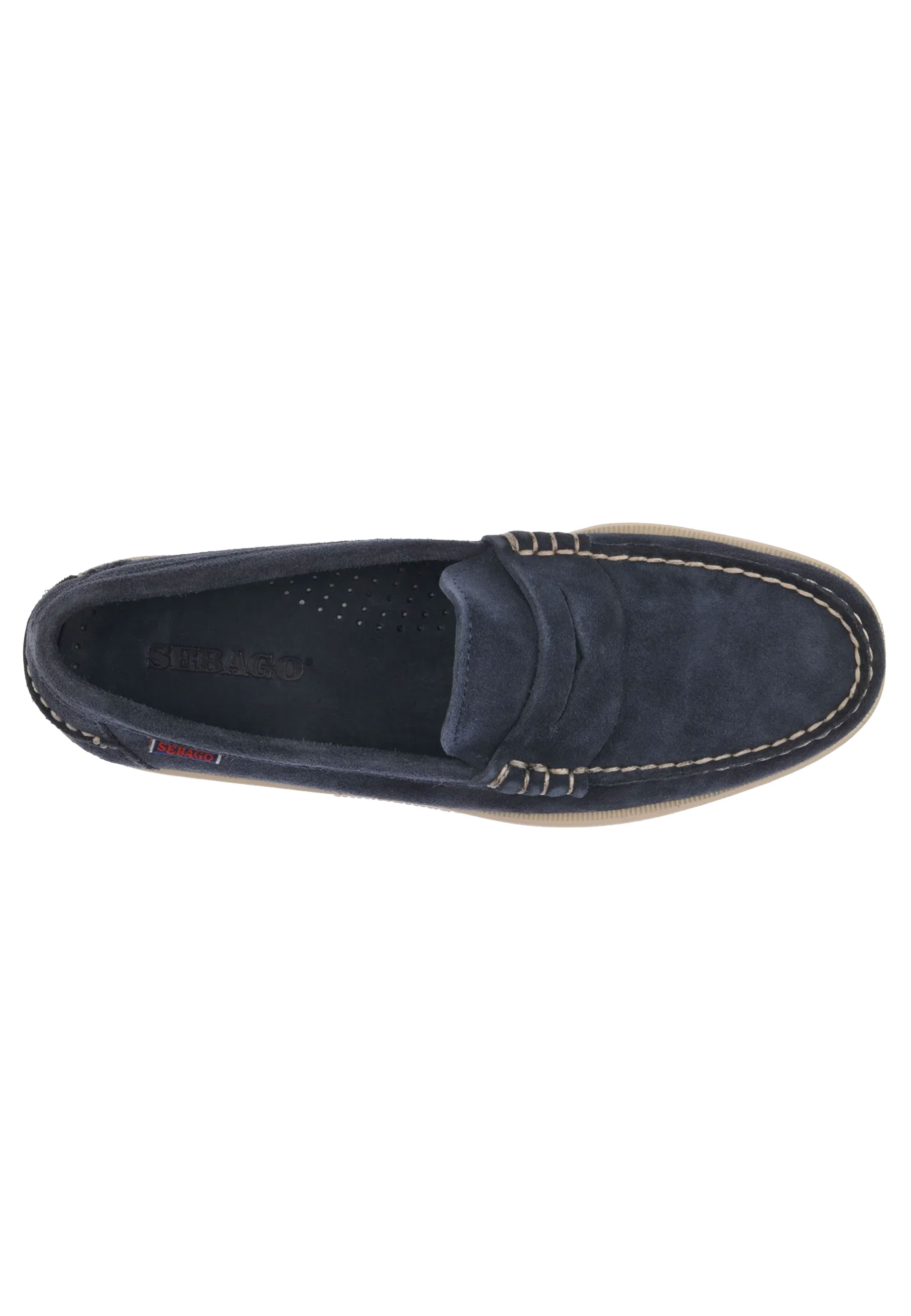 Sebago Dan Boat Flesh Out Loafers Blauw 7111msw