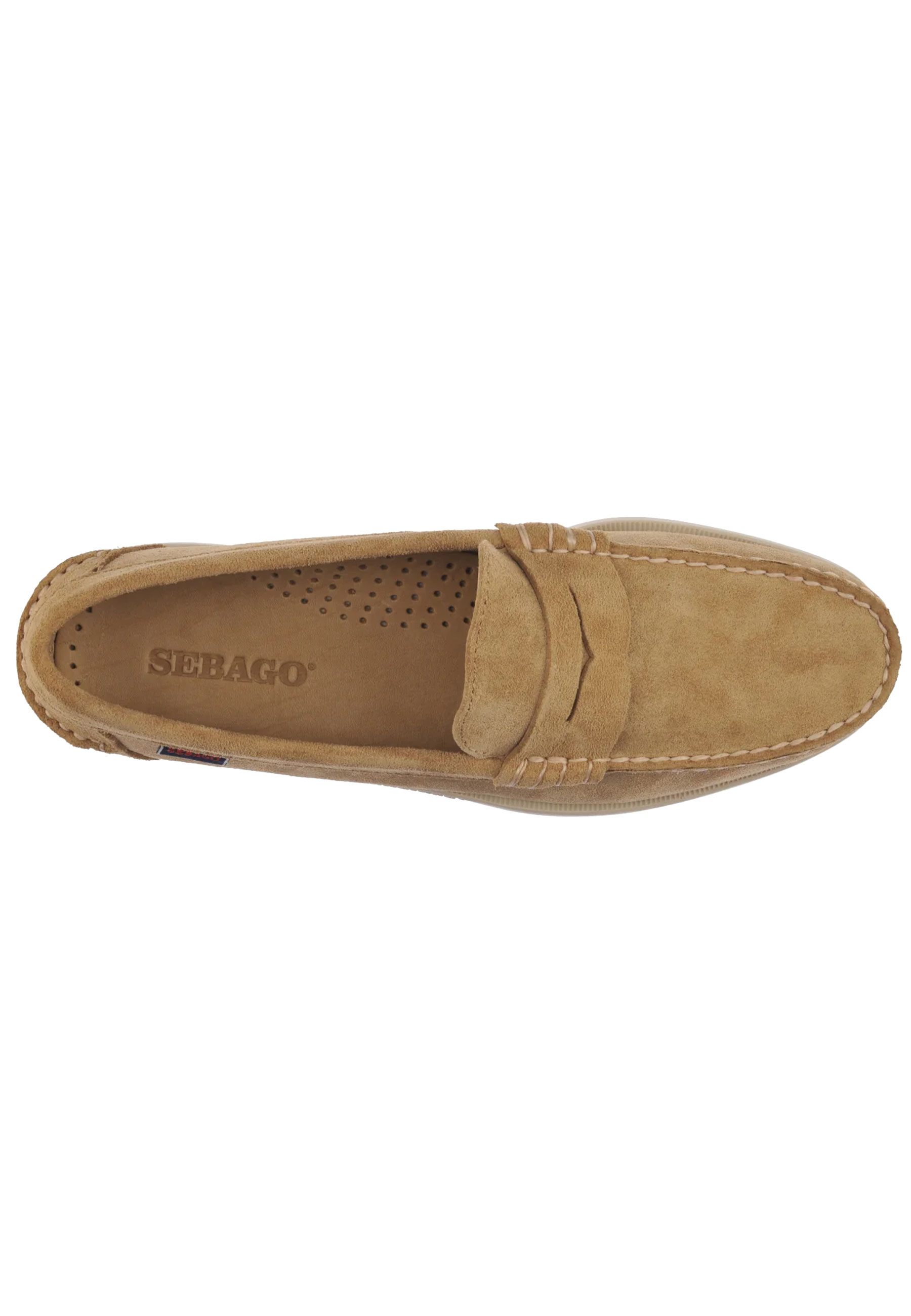 Sebago Dan Boat Flesh Out Loafers Beige 7111msw