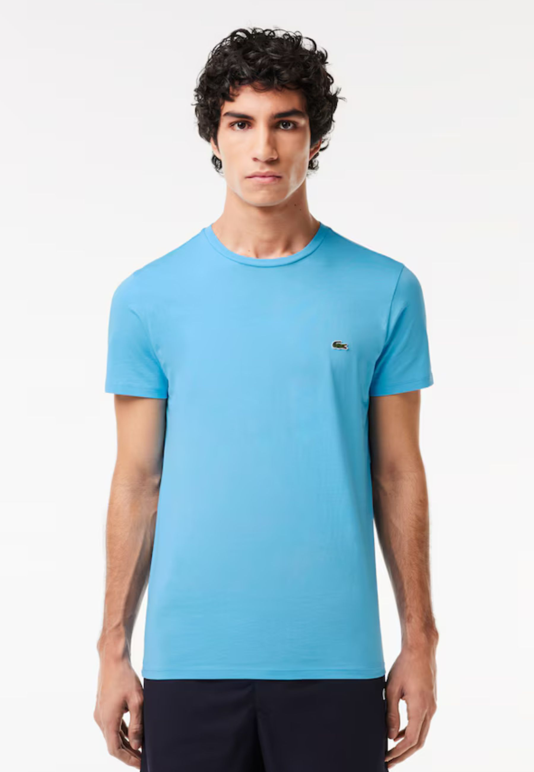 Lacoste  T-shirts Lichtblauw Th6709-41