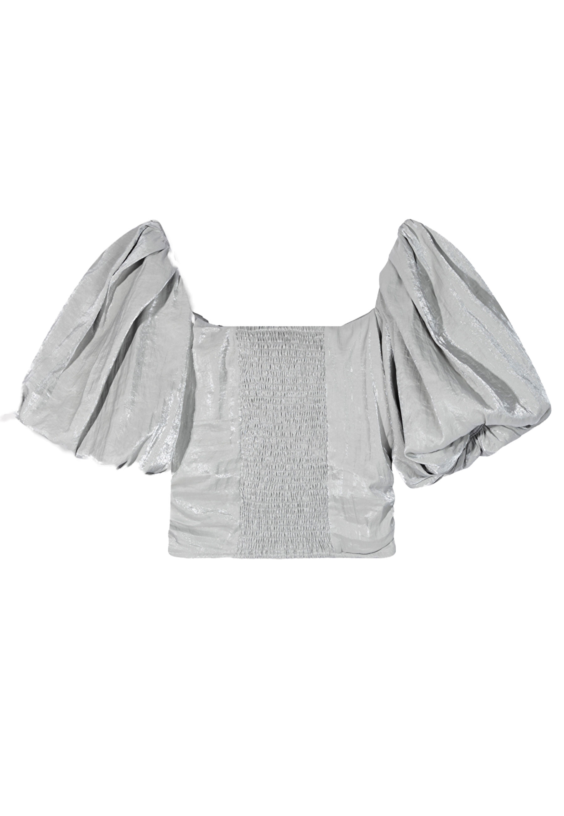 Alix The Label Woven Lurex Tops Zilver 2404914756