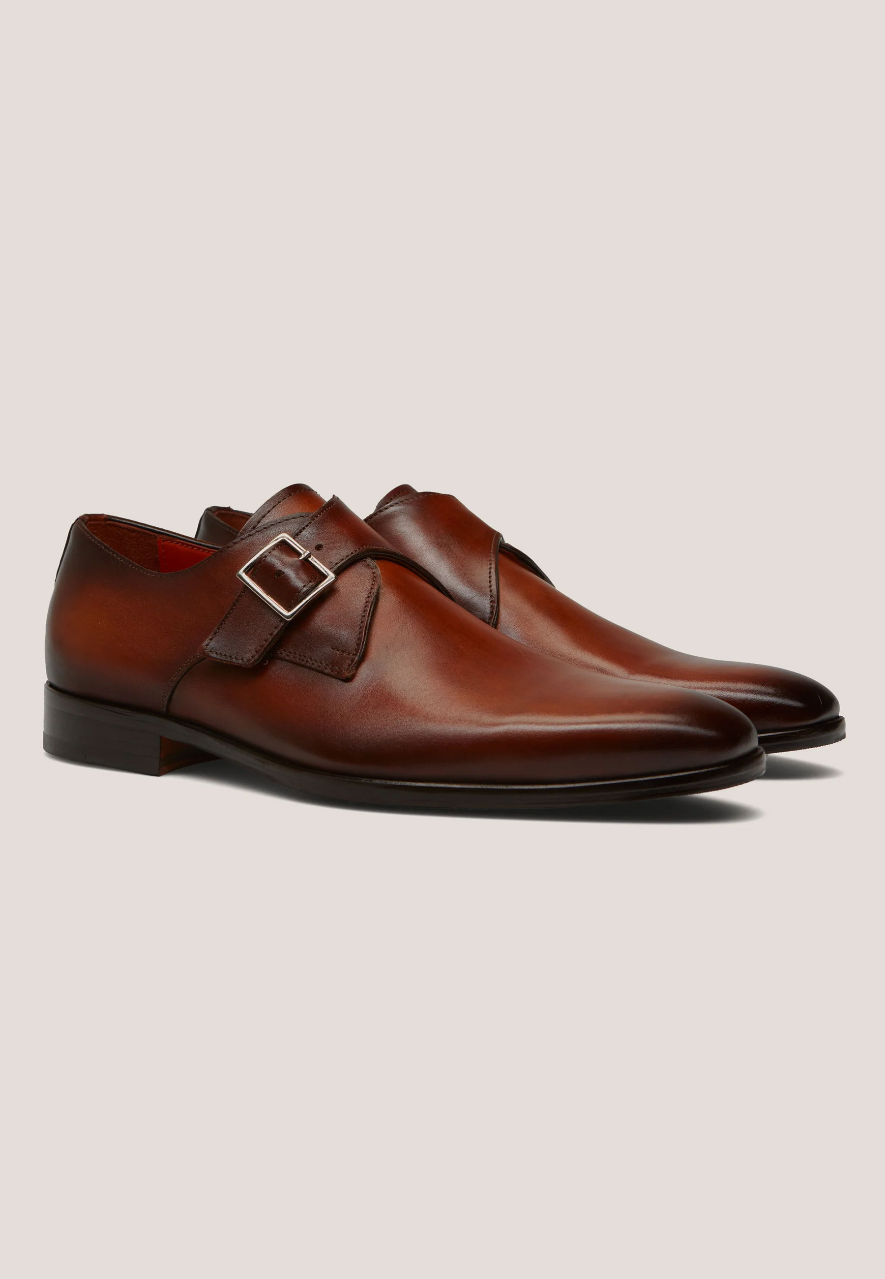 Reinhard Frans  Gespschoenen Cognac Ny24