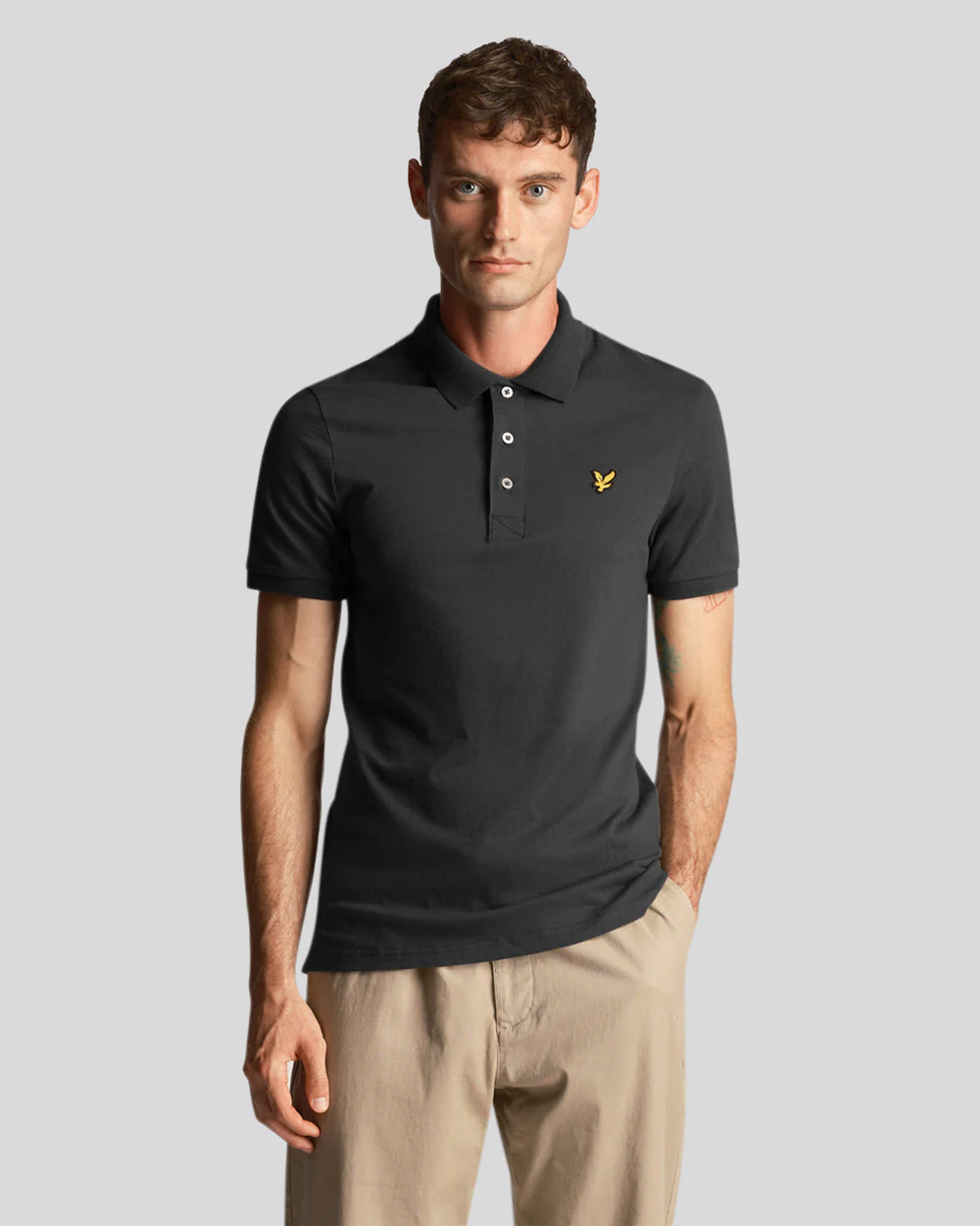 Lyle&scott  Polos Donkergrijs Sp400vog