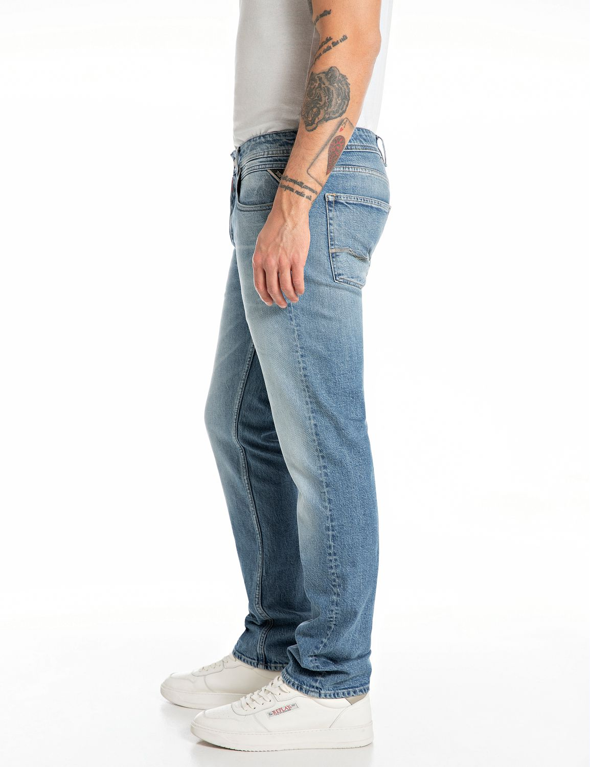 Replay  Jeans Blauw Ma972p.000.727