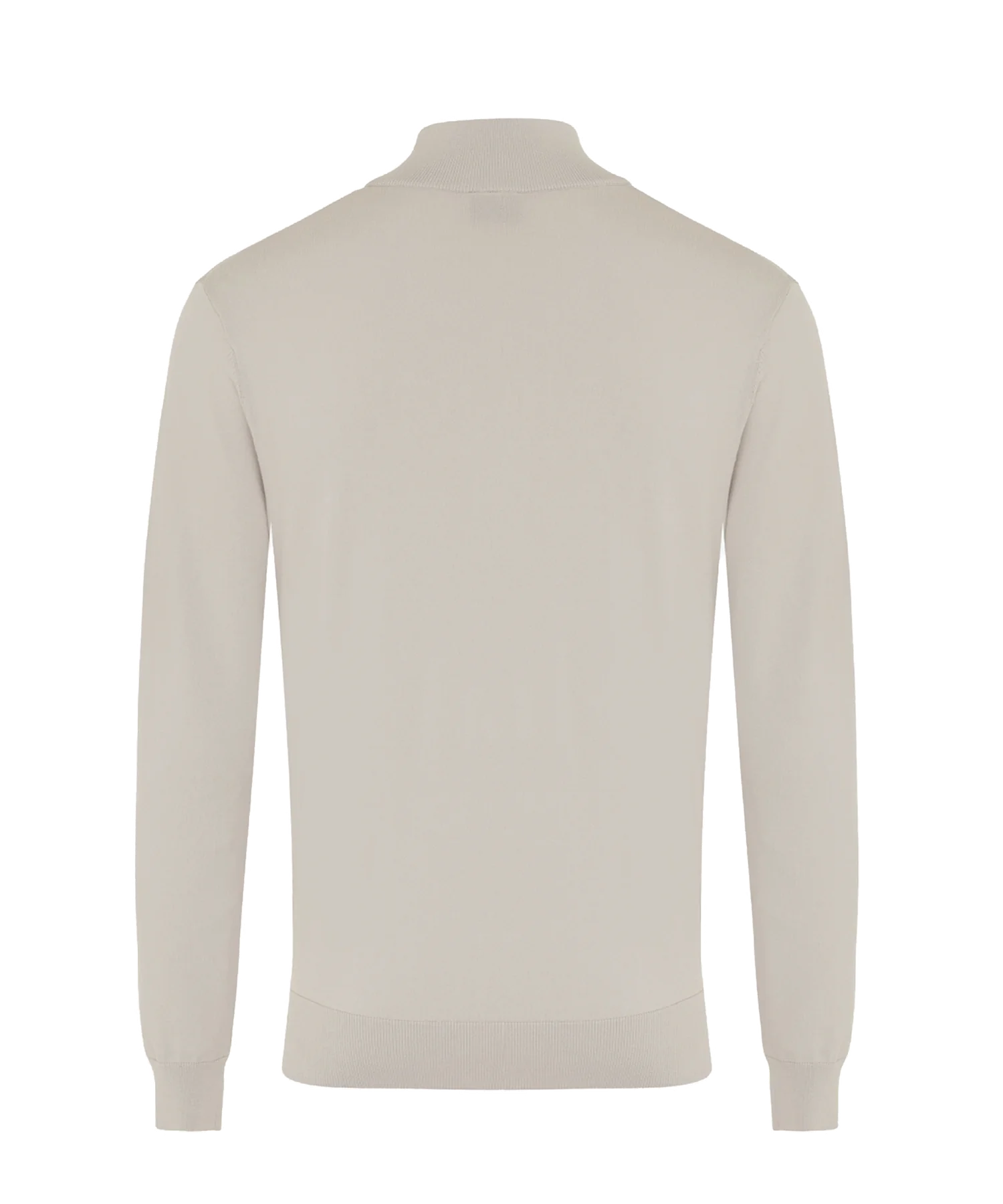 Genti Turtle Zip Ls Truien Beige K1146-3260