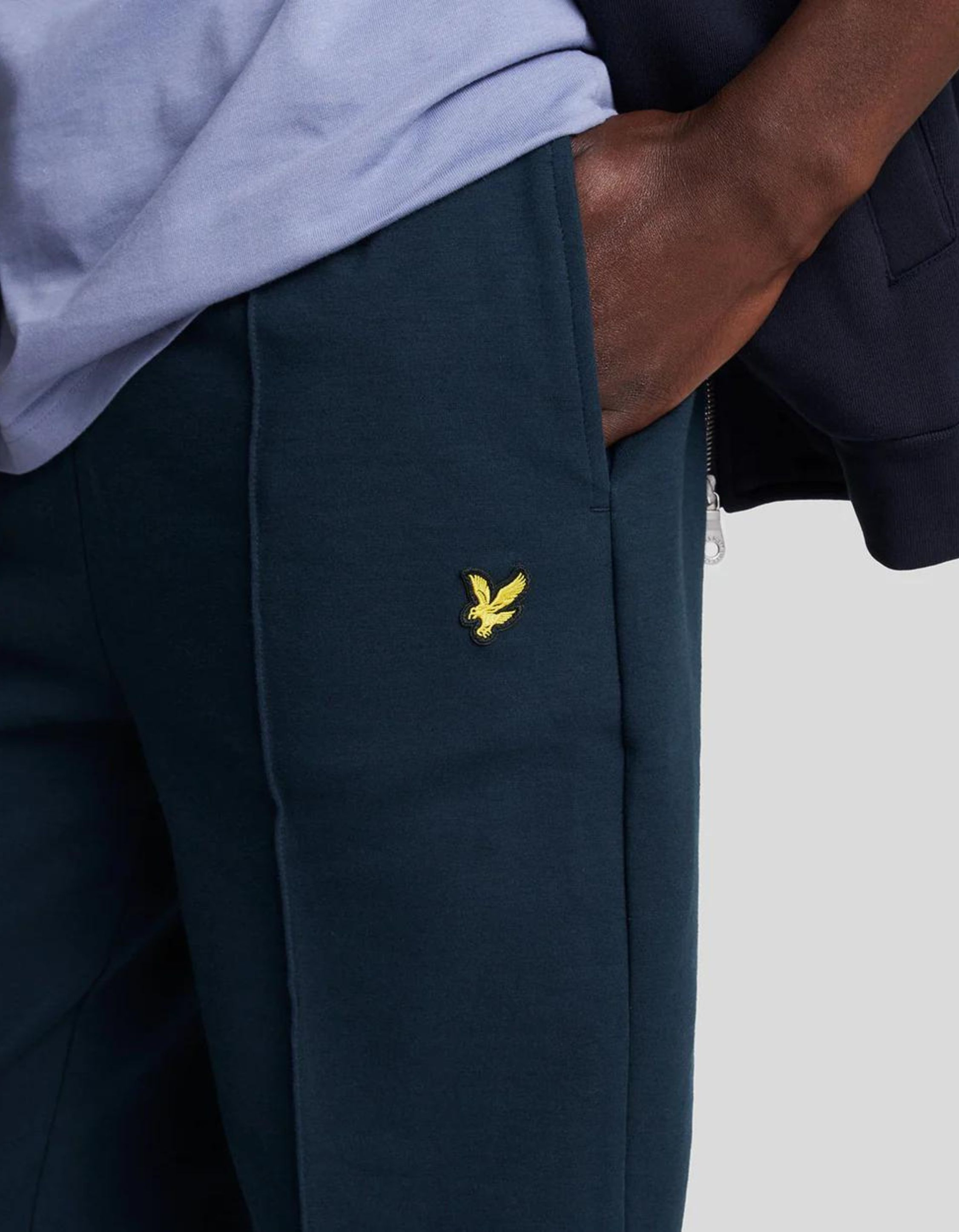 Lyle&scott  Joggings Broeken Donkerblauw Ml2108v