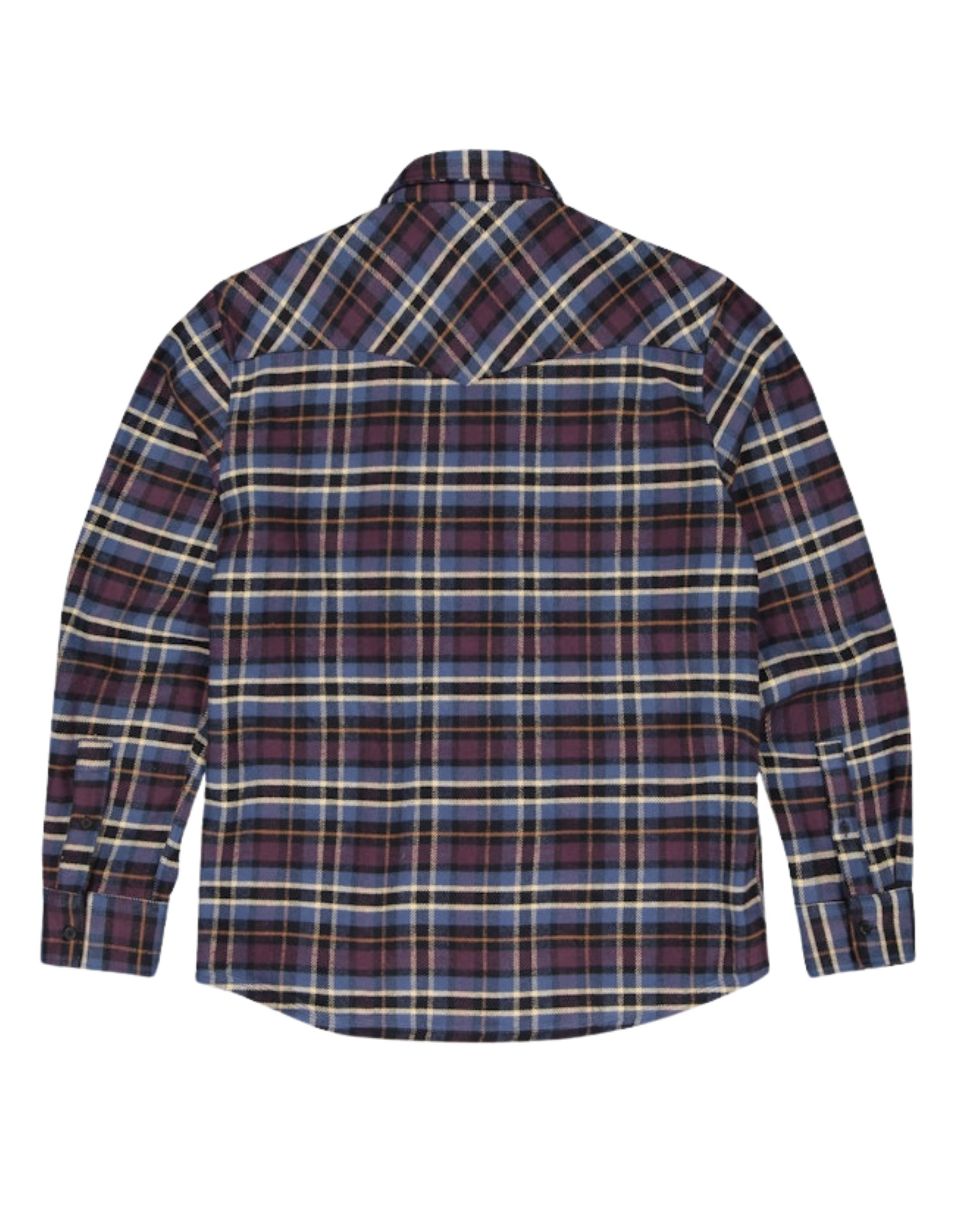 Butcher Of Blue Lanton Wetern Check Shirt Lange Mouw Overhemden Blauw M2424018